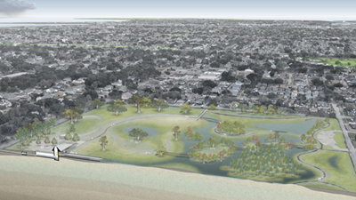 Map of Mirabeau Garden Stormwater Management & Flood Mitigation (Phase I)