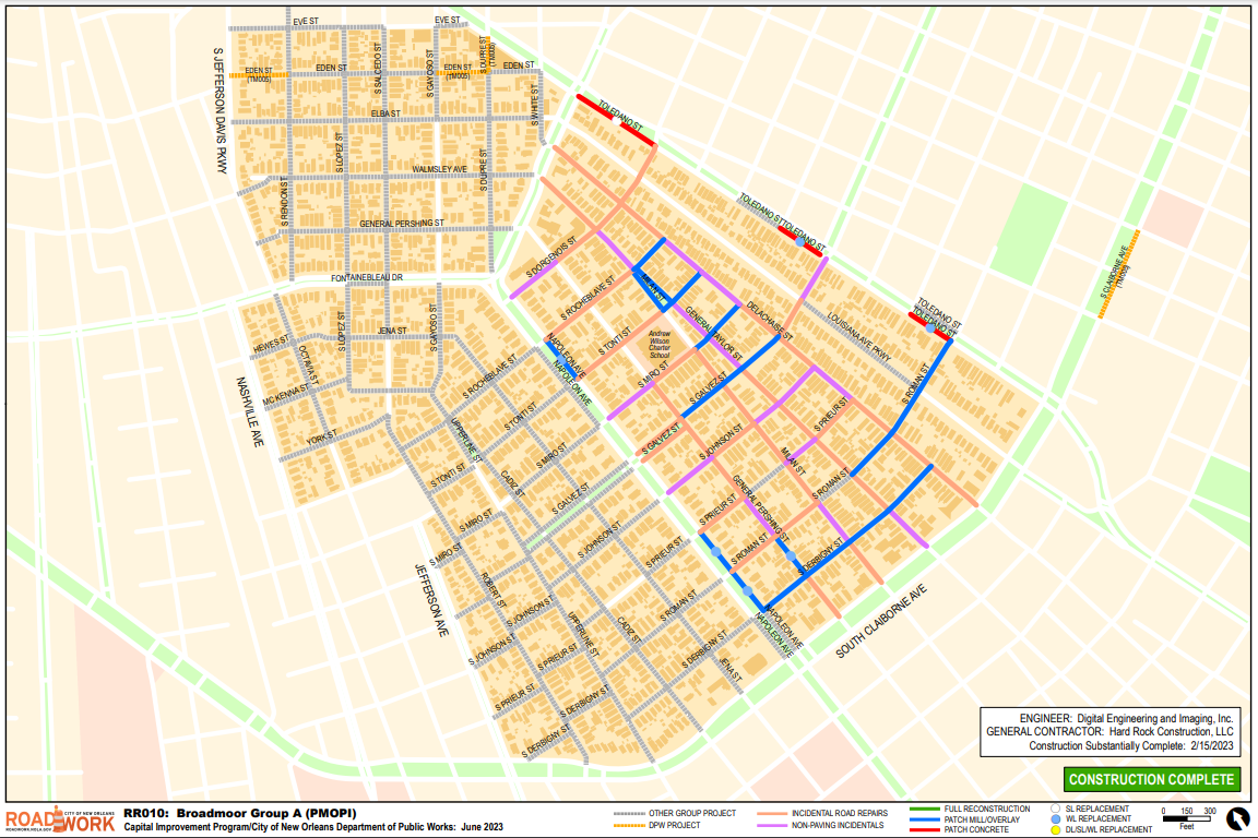 Map of Broadmoor Group A