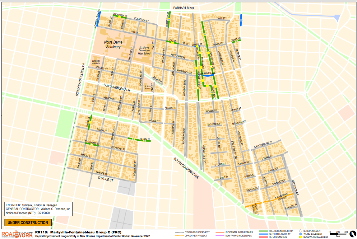 Map of Marlyville-Fontainebleau Group C
