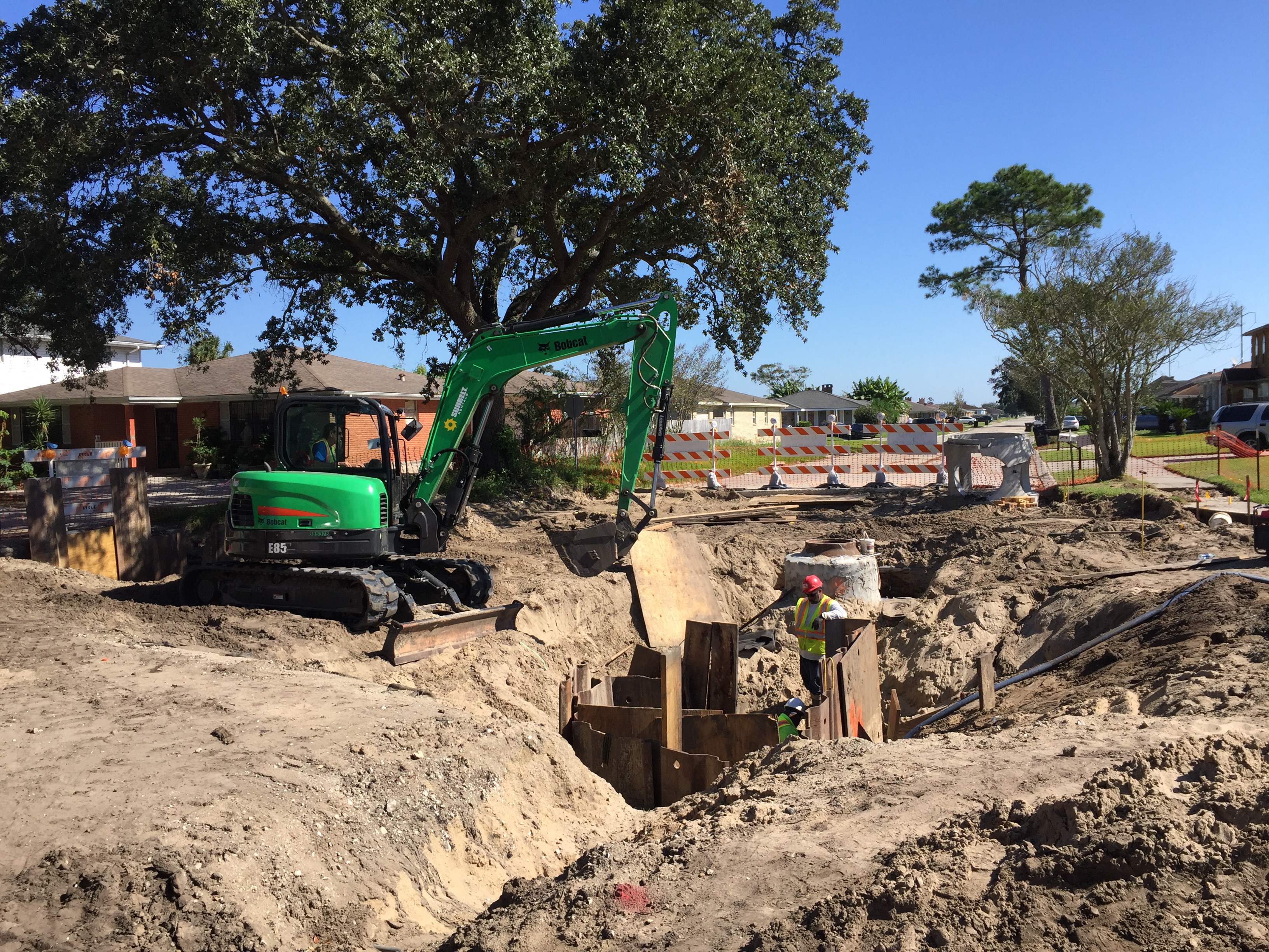 MICHOUD BLVD. RECONSTRUCTION PROJECT 22 PERCENT COMPLETE