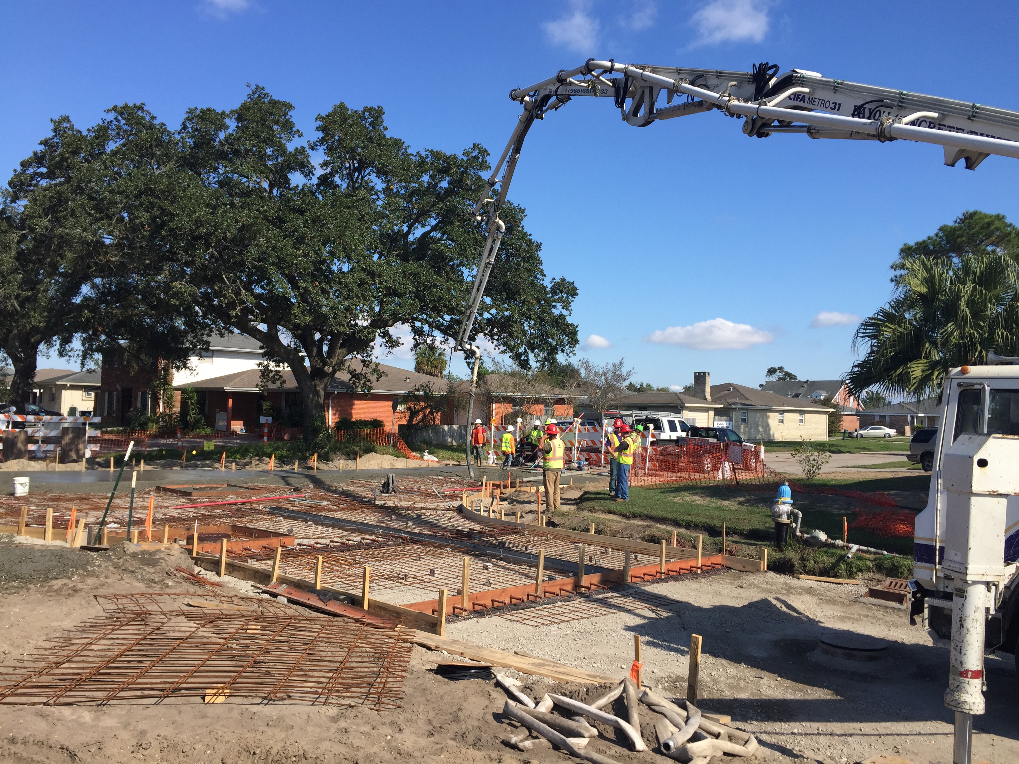 MICHOUD BLVD. RECONSTRUCTION PROJECT 25 PERCENT COMPLETE