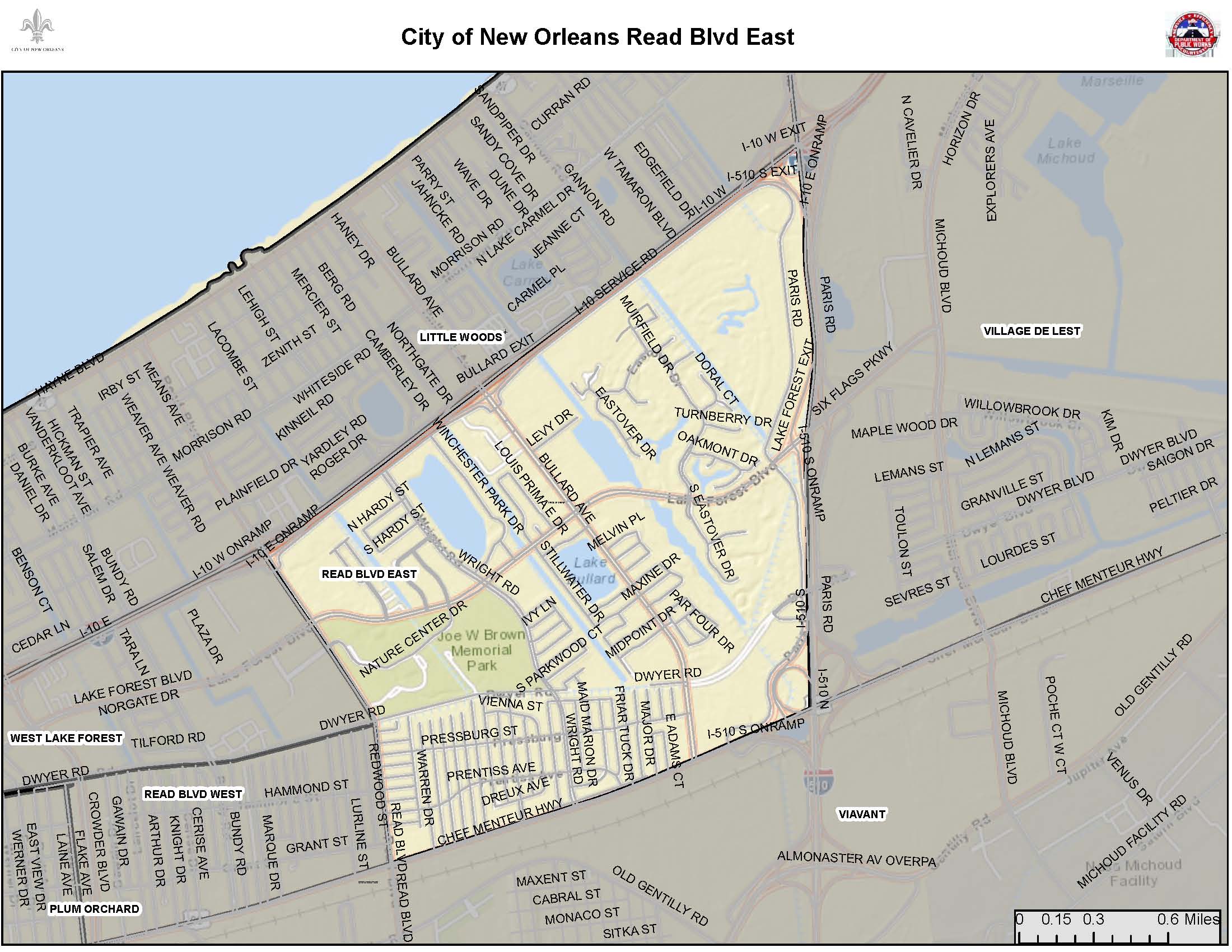 CONSTRUCTION TO BEGIN IN READ BLVD. EAST IN EARLY DECEMBER