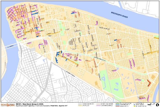 WESTBANK GROUP A FEMA-FUNDED ROADWORK CONTRACT SCHEDULED TO BEGIN THIS SPRING