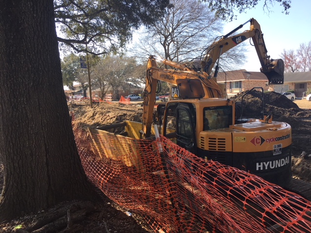 MICHOUD BOULEVARD RECONSTRUCTION WORK ON LAKEBOUND LANE NEARLY COMPLETE