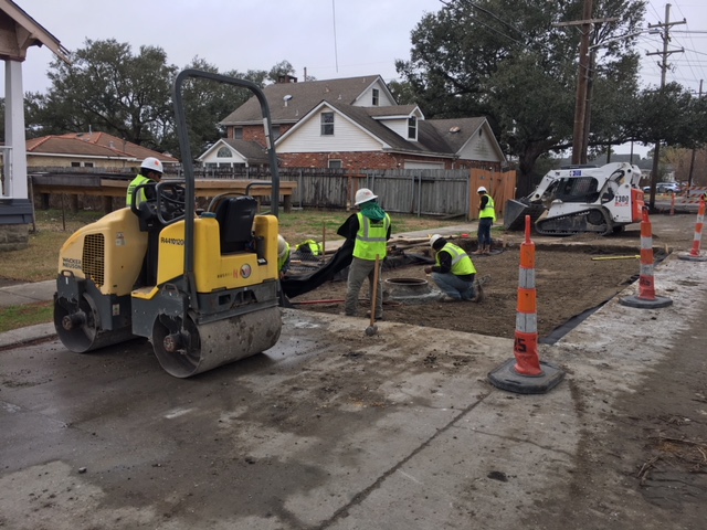 GENTILLY TERRACE GROUP A PROJECT UNDERWAY