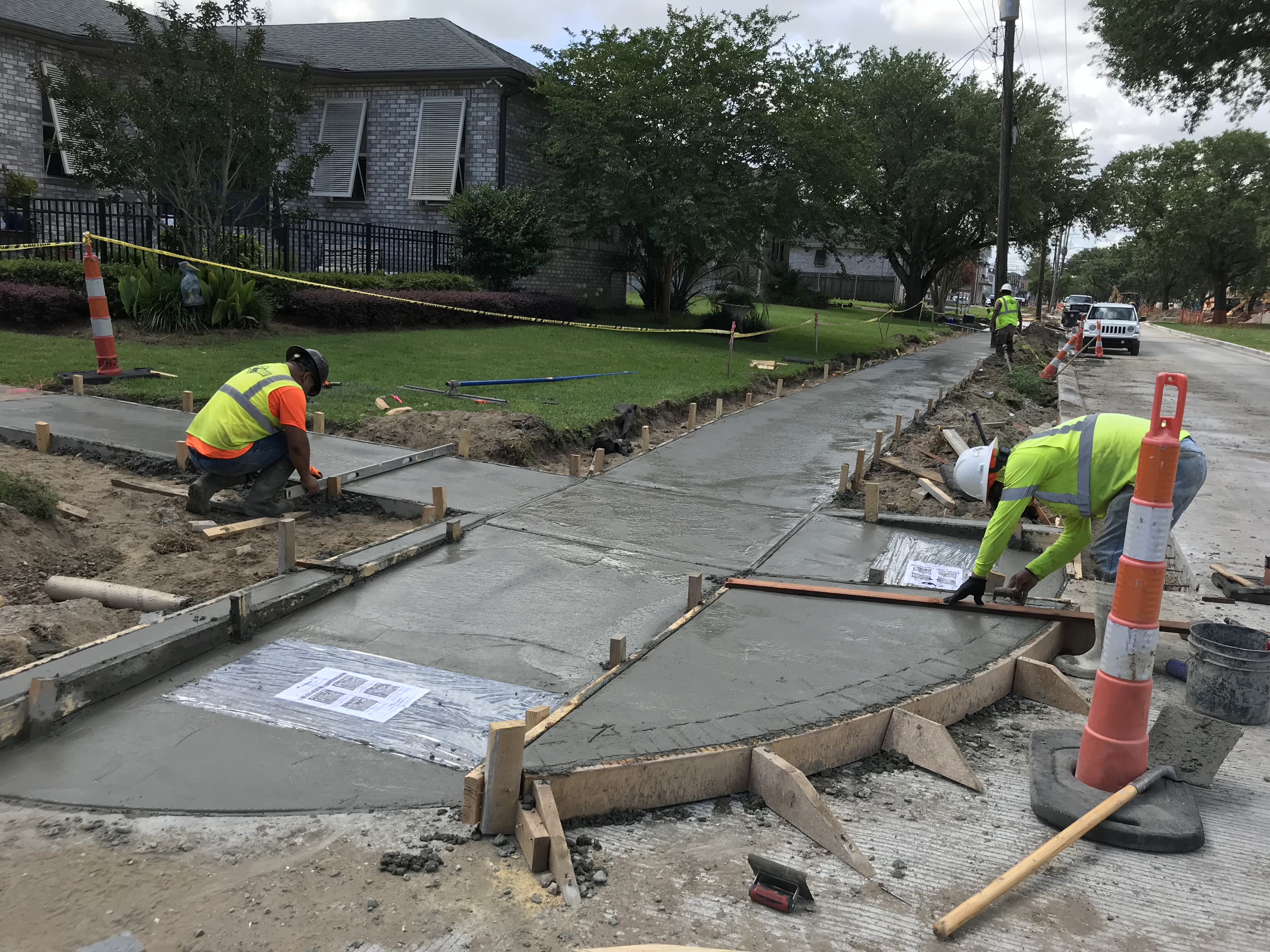 FLEUR DE LIS DRIVE RECOSTRUCTION PROJECT NOW 70 PERCENT COMPLETE