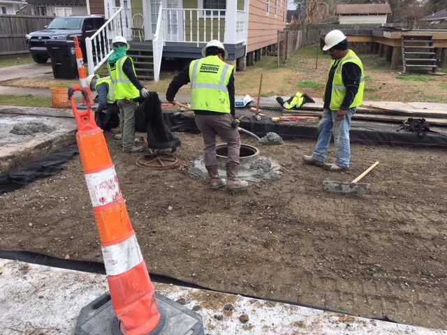 FIRST PHASE OF GENTILLY TERRACE GROUP A PROJECT NINETY PERCENT COMPLETE
