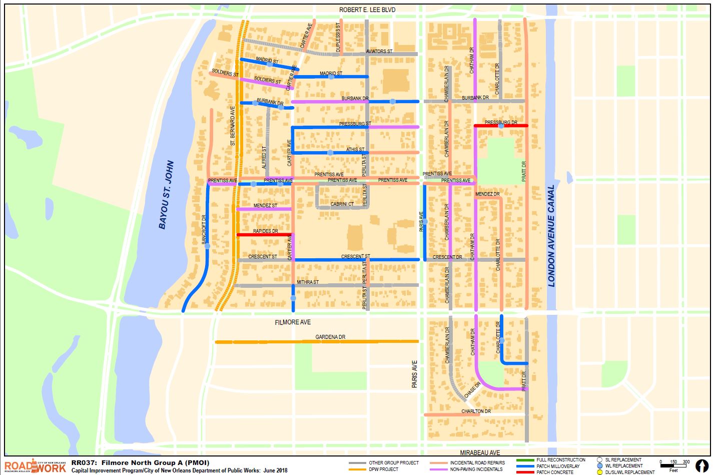 FIRST OF NINE ROAD CONSTRUCTION PROJECTS IN FILMORE TO BEGIN CONSTRUCTION LATER THIS YEAR