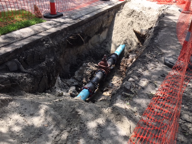 CREWS BEGIN WATERLINE REPLACEMENTS ON LAKEWOOD GROUP A PROJECT