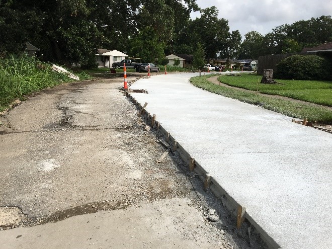 PITTARI STREET REPAVING PROJECT 60 PERCENT COMPLETE