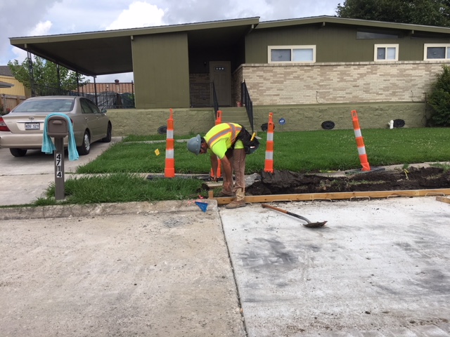CONSTRUCTION NOW 15 PERCENT COMPLETE IN READ BOULEVARD WEST NEIGHBORHOOD