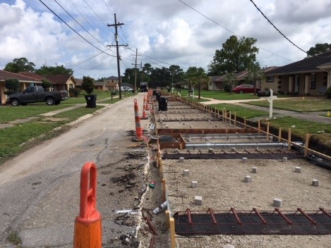 CONSTRUCTION IN READ BOULEVARD EAST NEIGHBORHOOD NOW 45 PERCENT COMPLETE