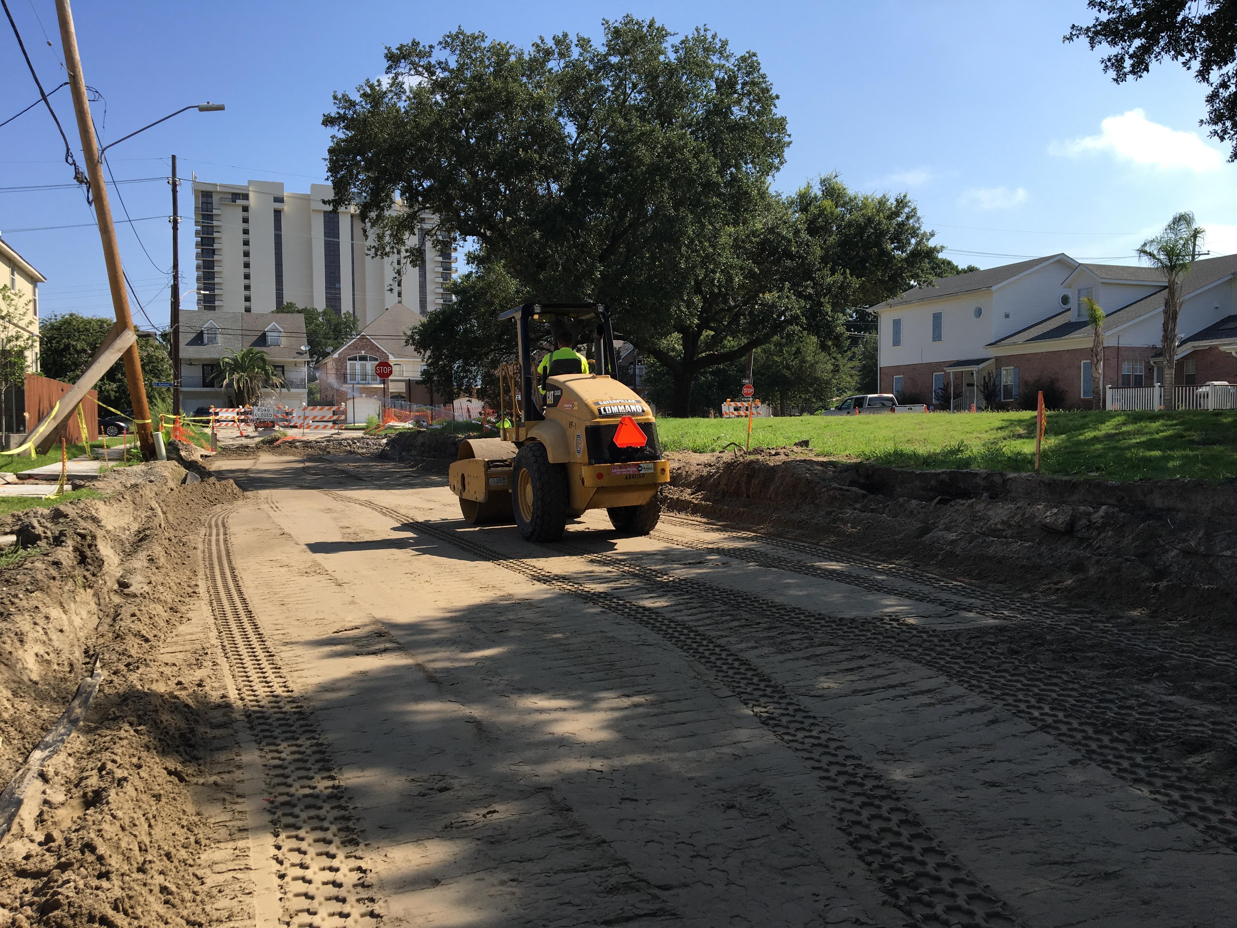 FLEUR DE LIS DRIVE CONSTRUCTION CREWS NOW 76 PERCENT COMPLETE