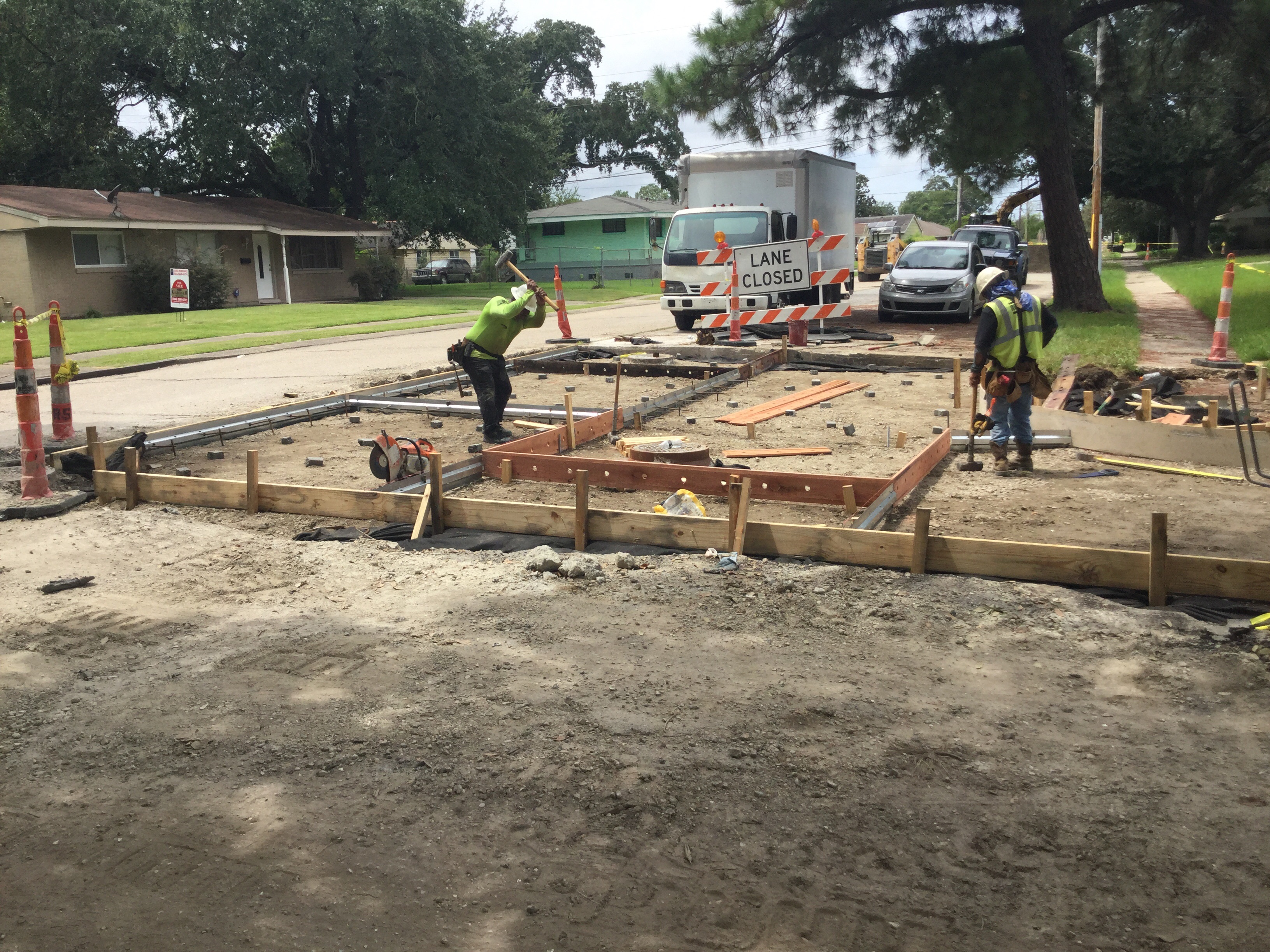 WESTBANK ROADWAY IMPROVEMENTS 30 PERCENT COMPLETE ON BERKELEY DRIVE
