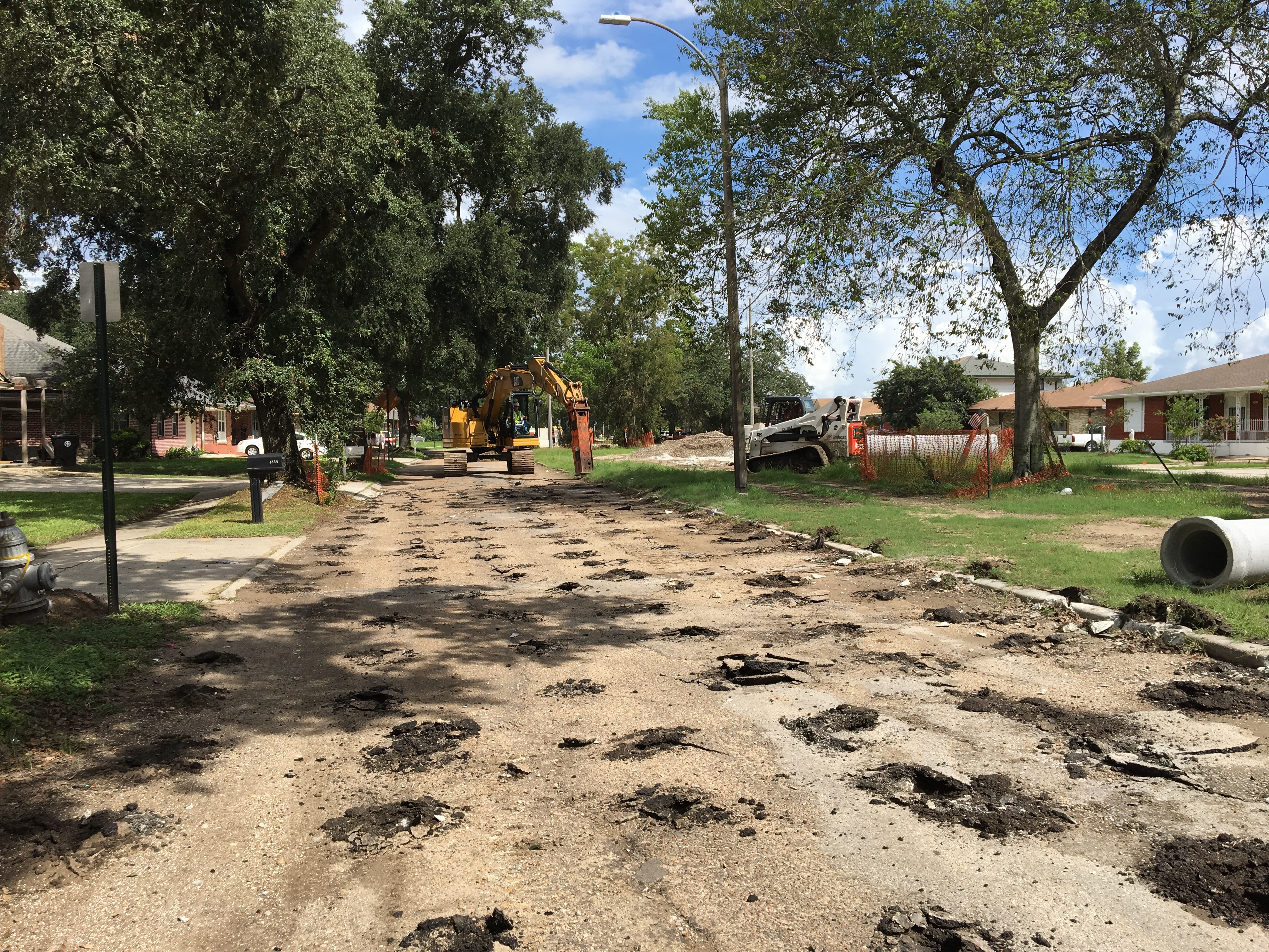 MICHOUD BOULEVARD PROJECT NOW 70 PERCENT COMPLETE