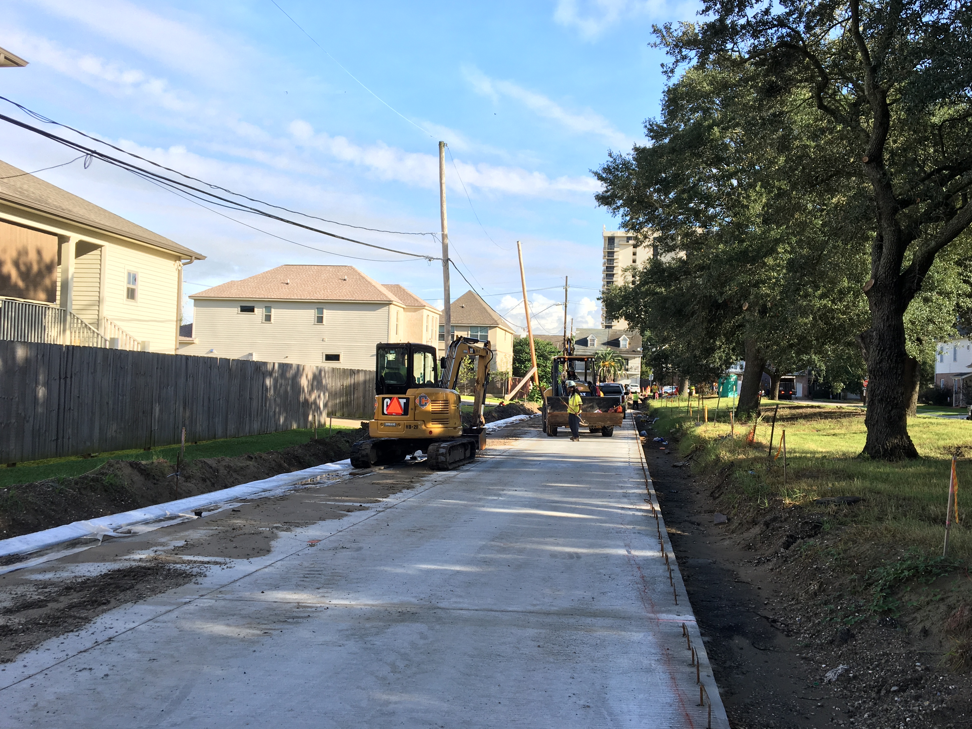 FLEUR DE LIS DRIVE CONSTRUCTION NOW 80 PERCENT COMPLETE