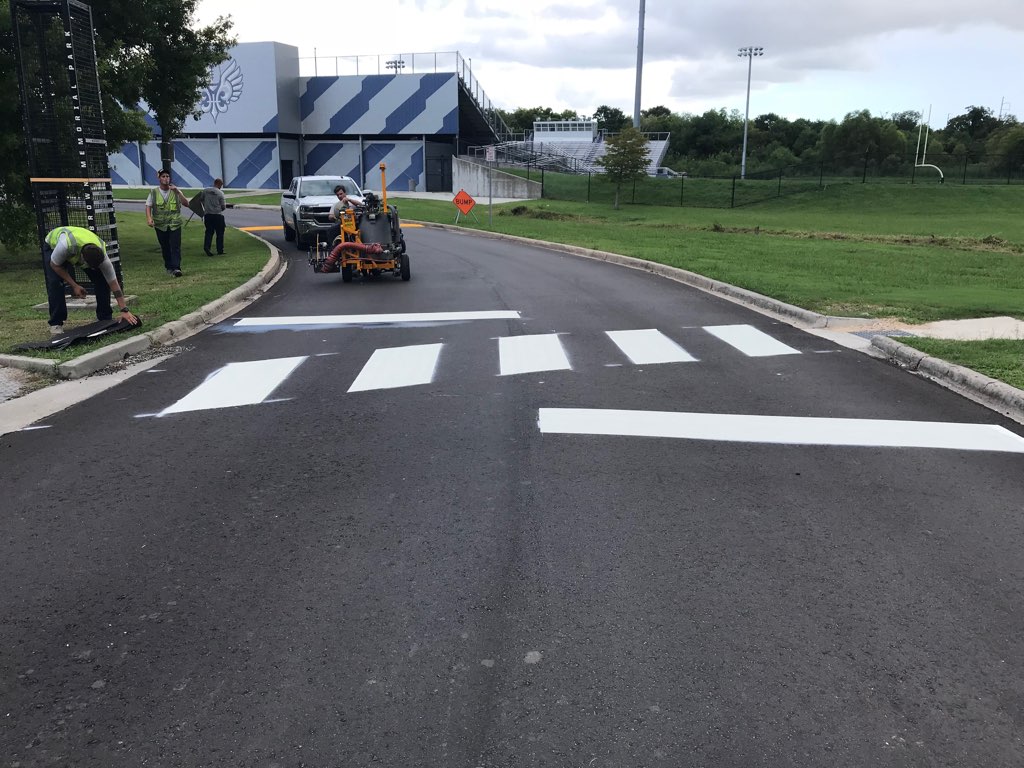 ROADWAY REPAVING IN JOE W BROWN MEMORIAL PARK SUBSTANTIALLY COMPLETE