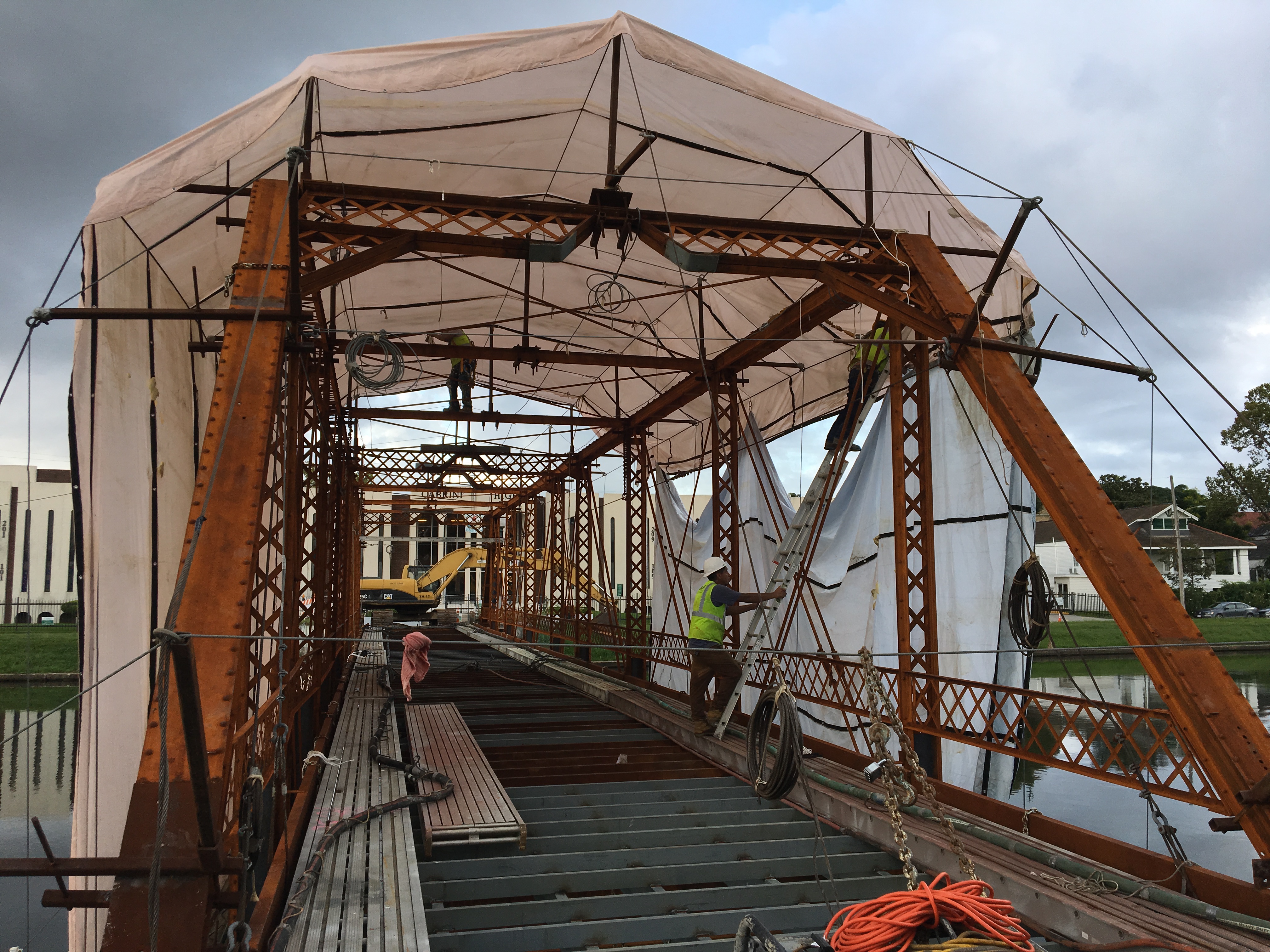 MAGNOLIA BRIDGE REHABILITATION PROJECT NOW 60 PERCENT COMPLETE