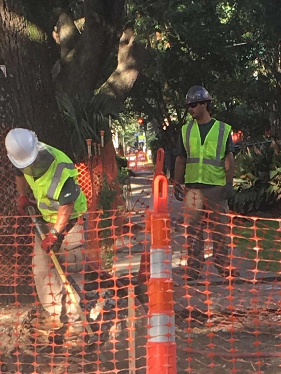 CREWS HAVE NOW COMPLETED MORE THAN 70 AMERICANS WITH DISABILITIES ACT (ADA)-COMPLIANT RAMPS ON ST. CHARLES AVENUE