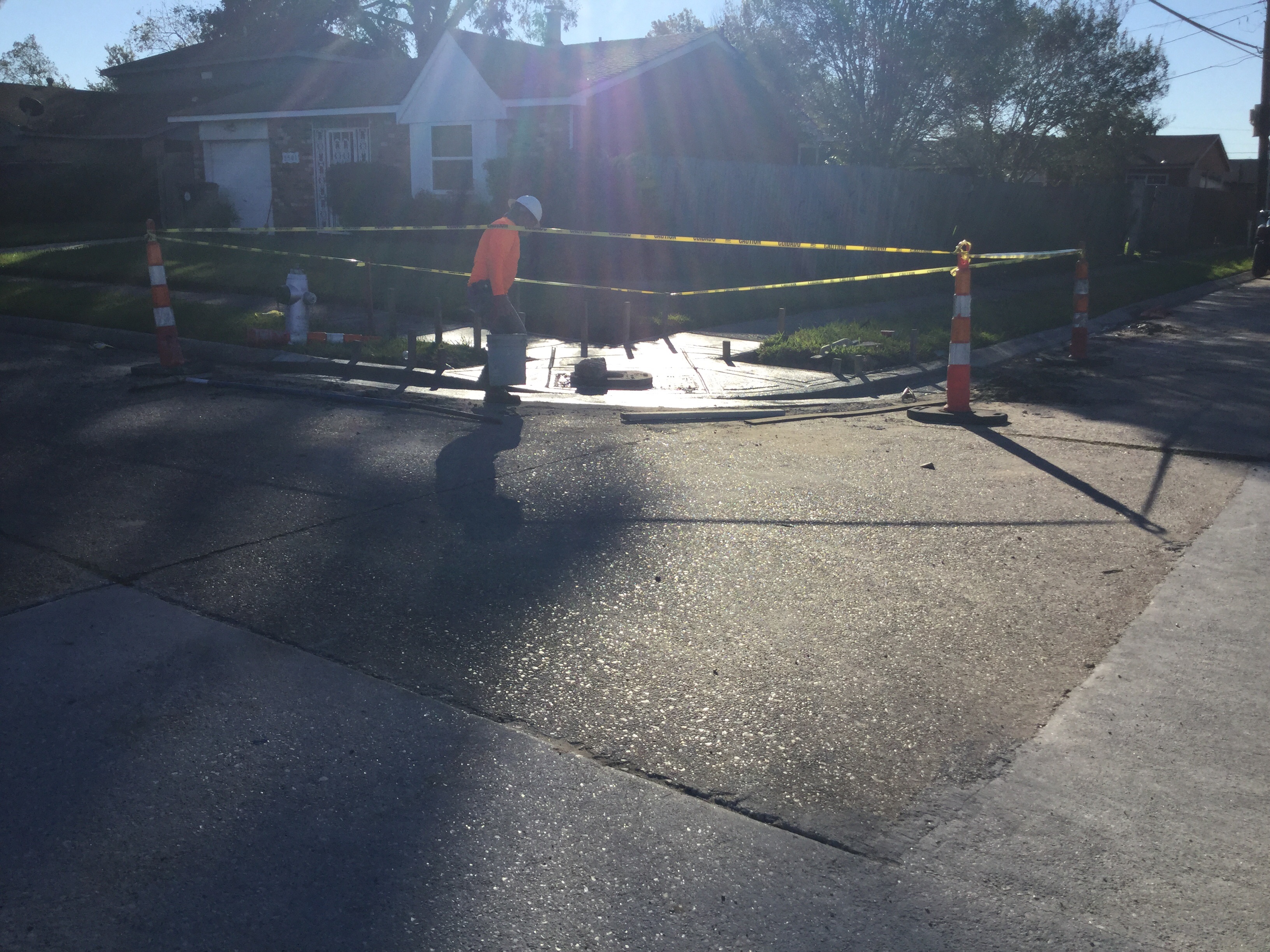 WESTBANK ROADWAY IMPROVEMENTS 95 PERCENT COMPLETE ON BERKELEY DRIVE