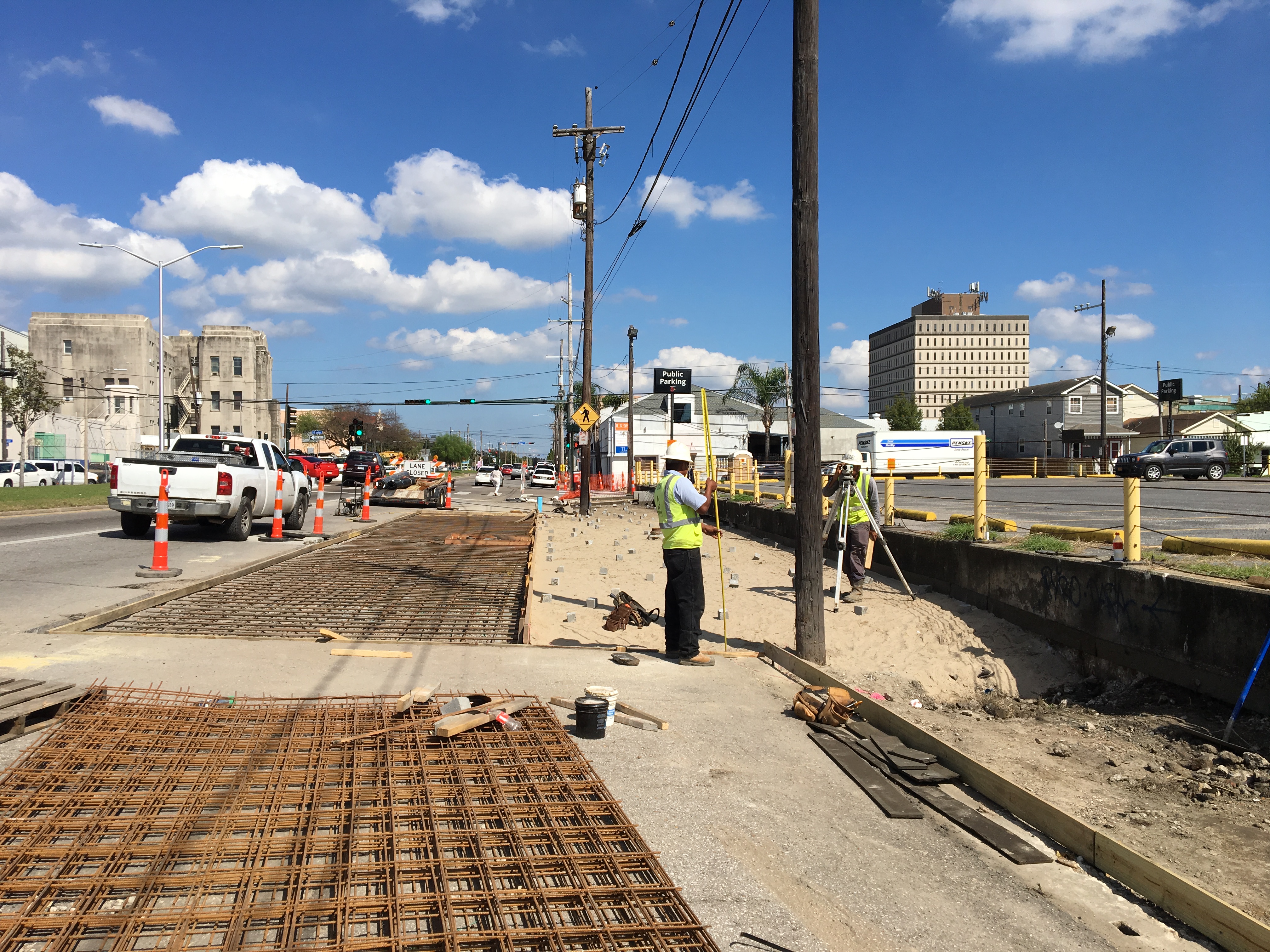 S. BROAD ST IMPROVEMENTS 15 PERCENT COMPLETE
