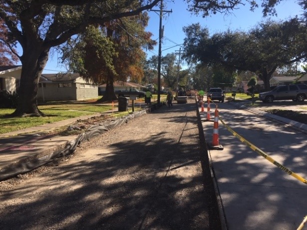 CONSTRUCTION CREWS APPROACH 50 PERCENT COMPLETE IN READ BOULEVARD WEST NEIGHBORHOOD