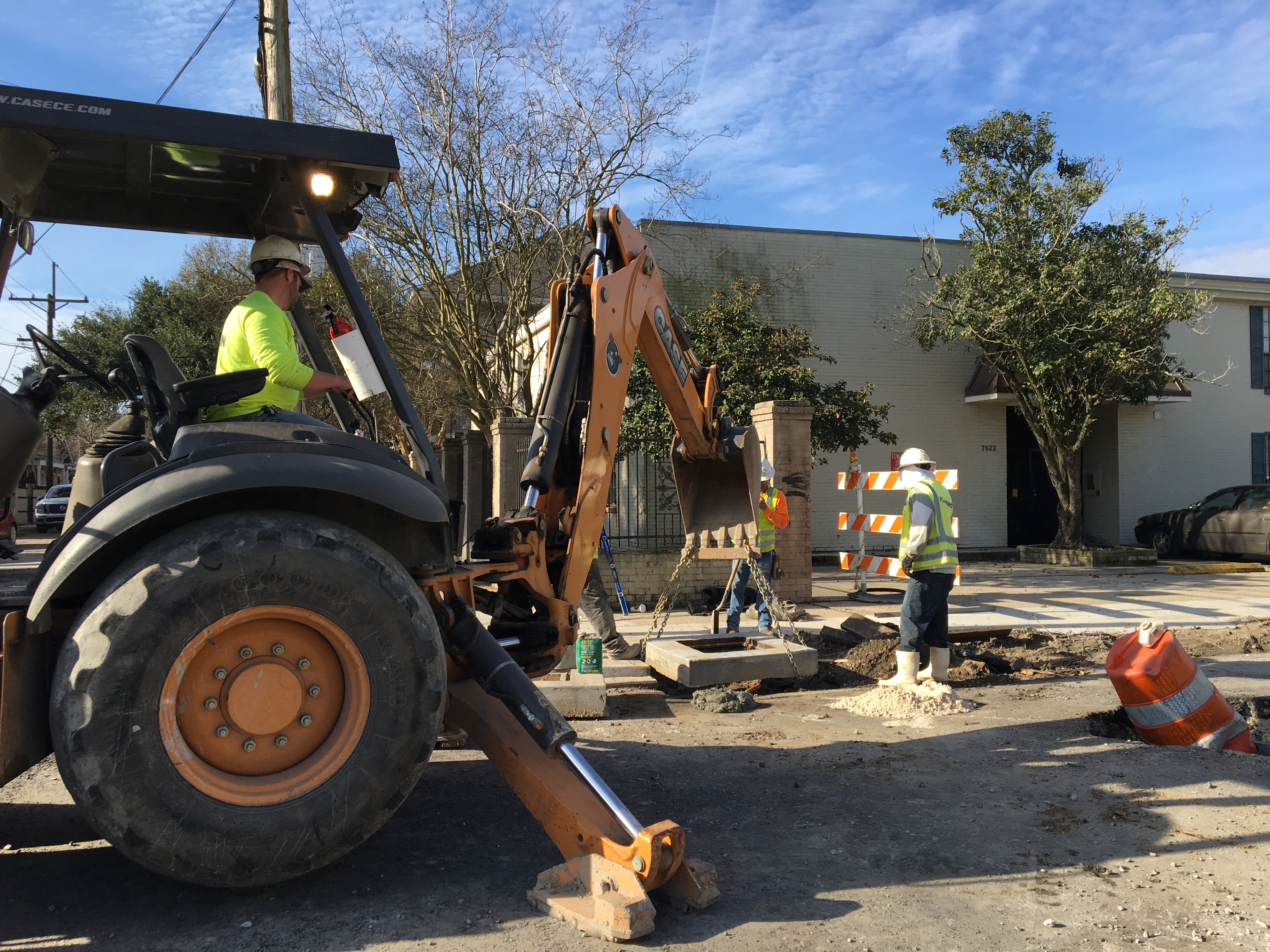 CHEROKEE STREET DRAINAGE IMPROVEMENT PROJECT NOW 74 PERCENT COMPLETE