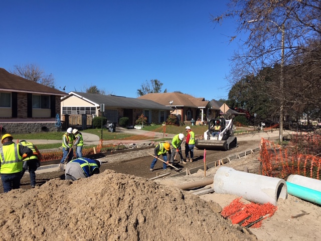 MICHOUD BOULEVARD PROJECT AT 80 PERCENT COMPLETED