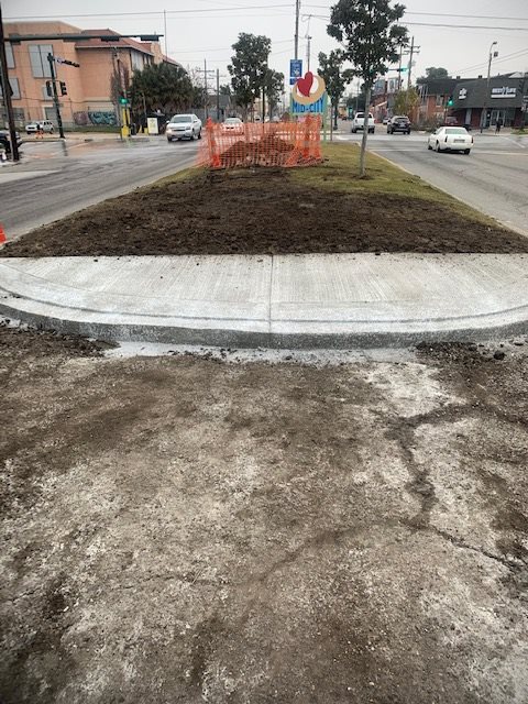 S. BROAD ST IMPROVEMENTS 50 PERCENT COMPLETE
