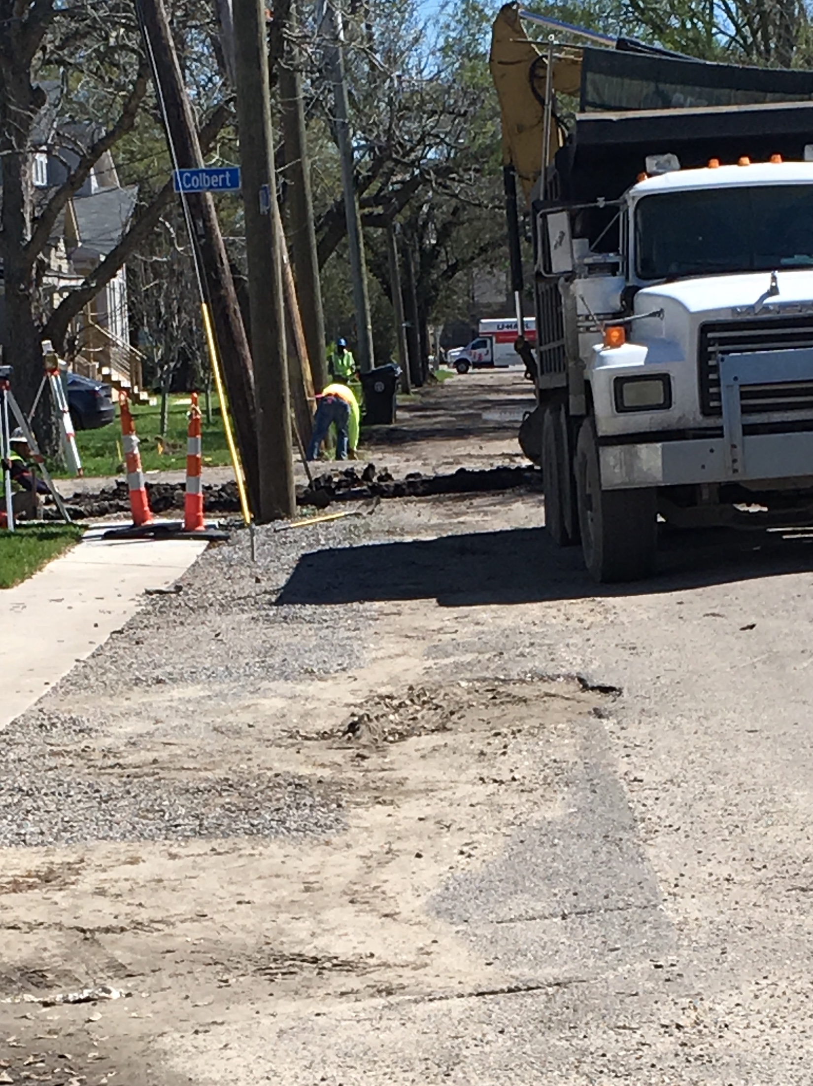 WORK BEGINS ON LOUISVILLE STREET AS PART OF THE LAKEVIEW SOUTH GROUP A PROJECT