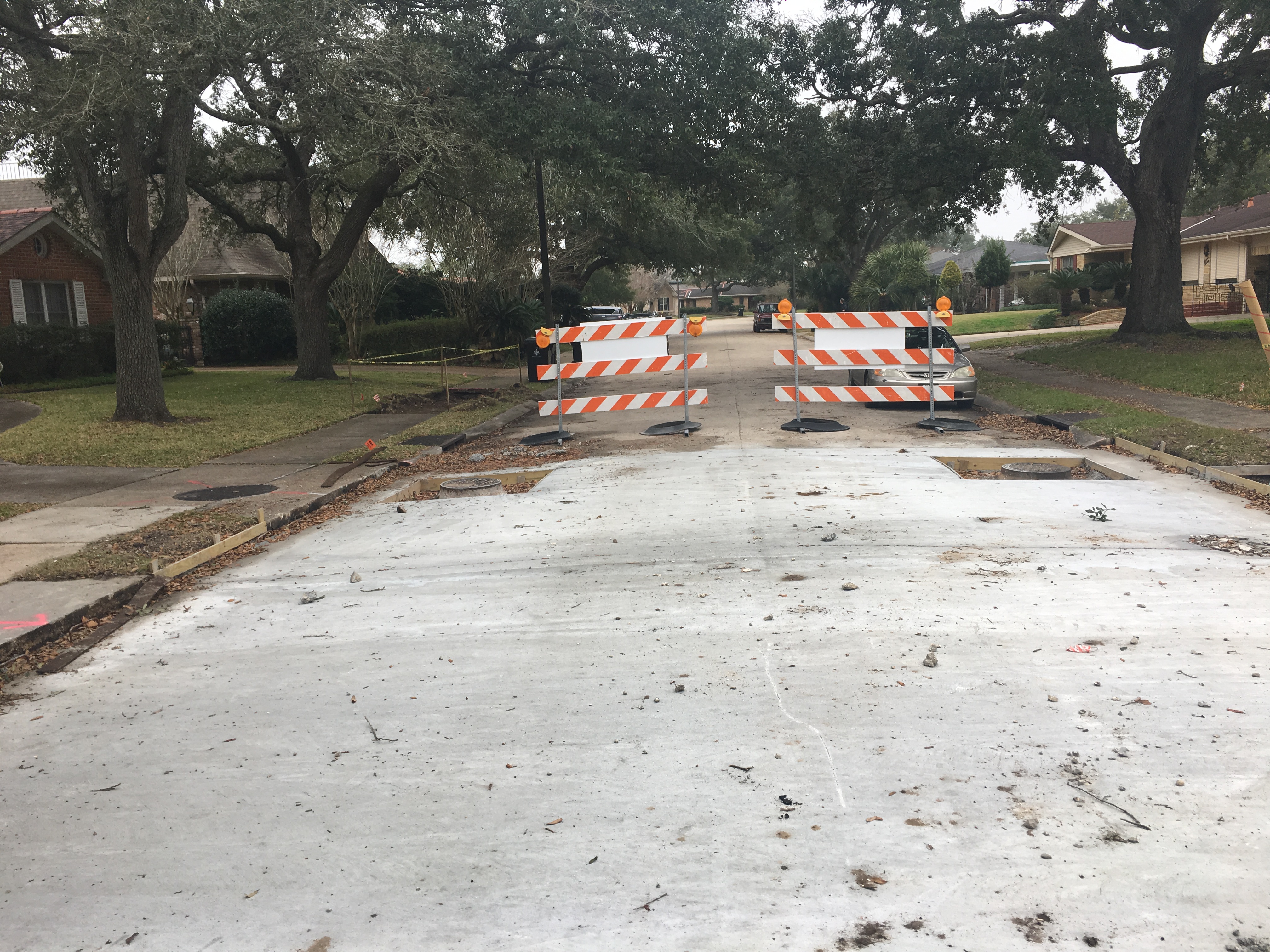 PREPARING FOR FINAL INSPECTION ON LAKE TERRACE GROUP A PROJECT