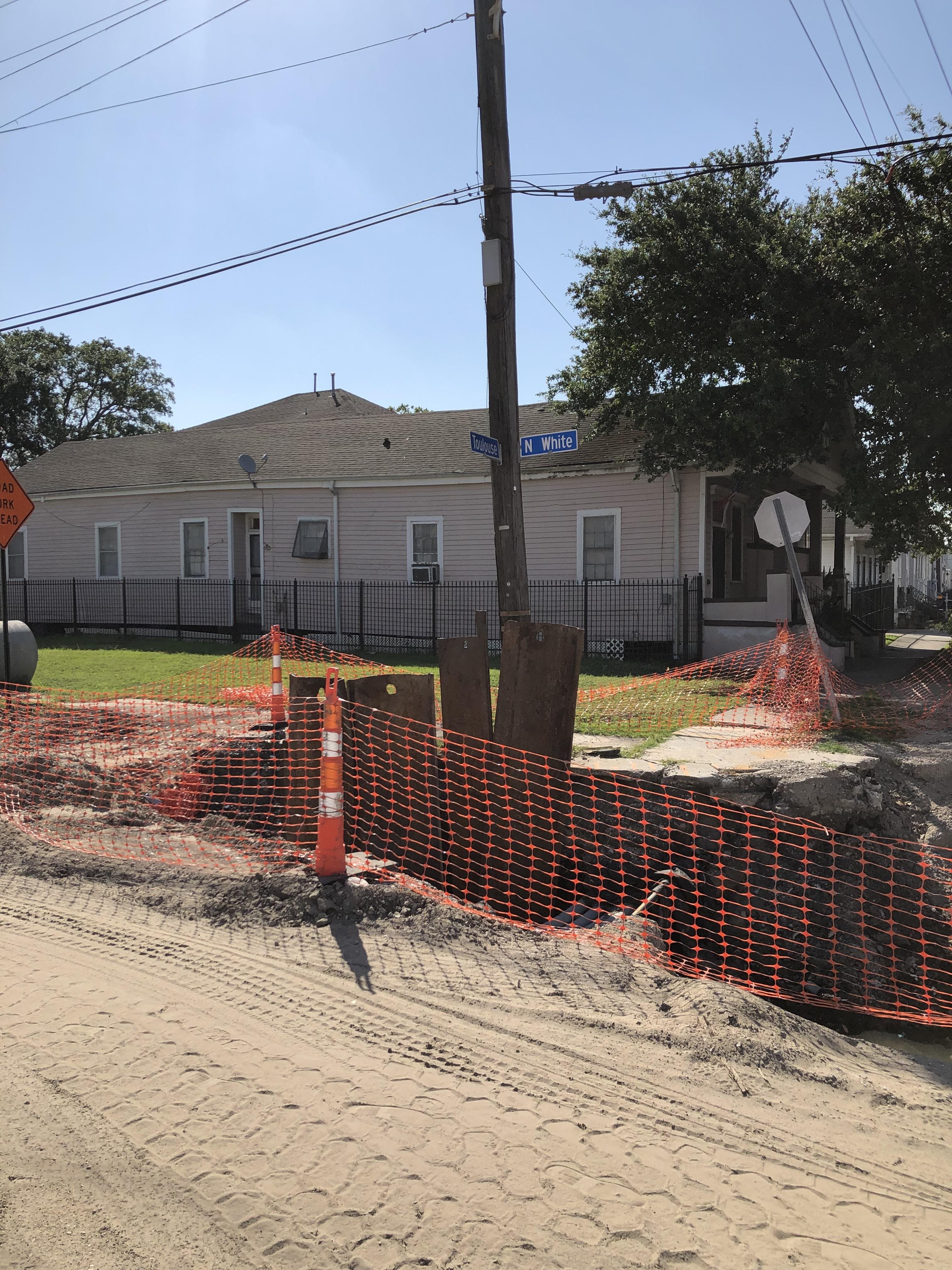 UNDERGOUND WATER STORAGE BEING INSTALLED AT EASTON PARK AS PART OF HAGAN LAFITTE PROJECT