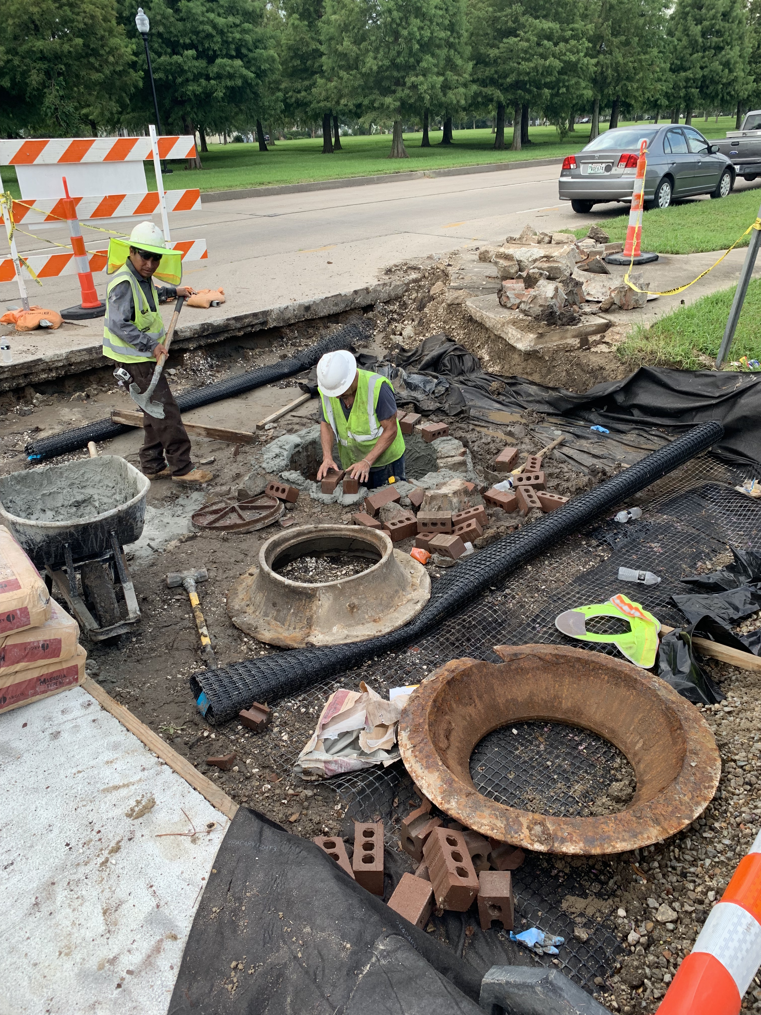 BEVERLY CREWS CONTINUE TO WORK WEEKENDS TO REMAIN ON SCHEDULE
