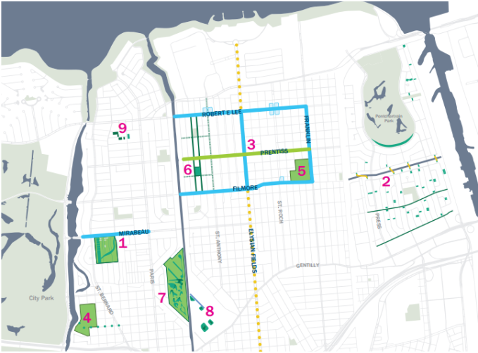 RESILIENCE AND GREEN INFRASTRUCTURE - GENTILLY RESILIENCE DISTRICT