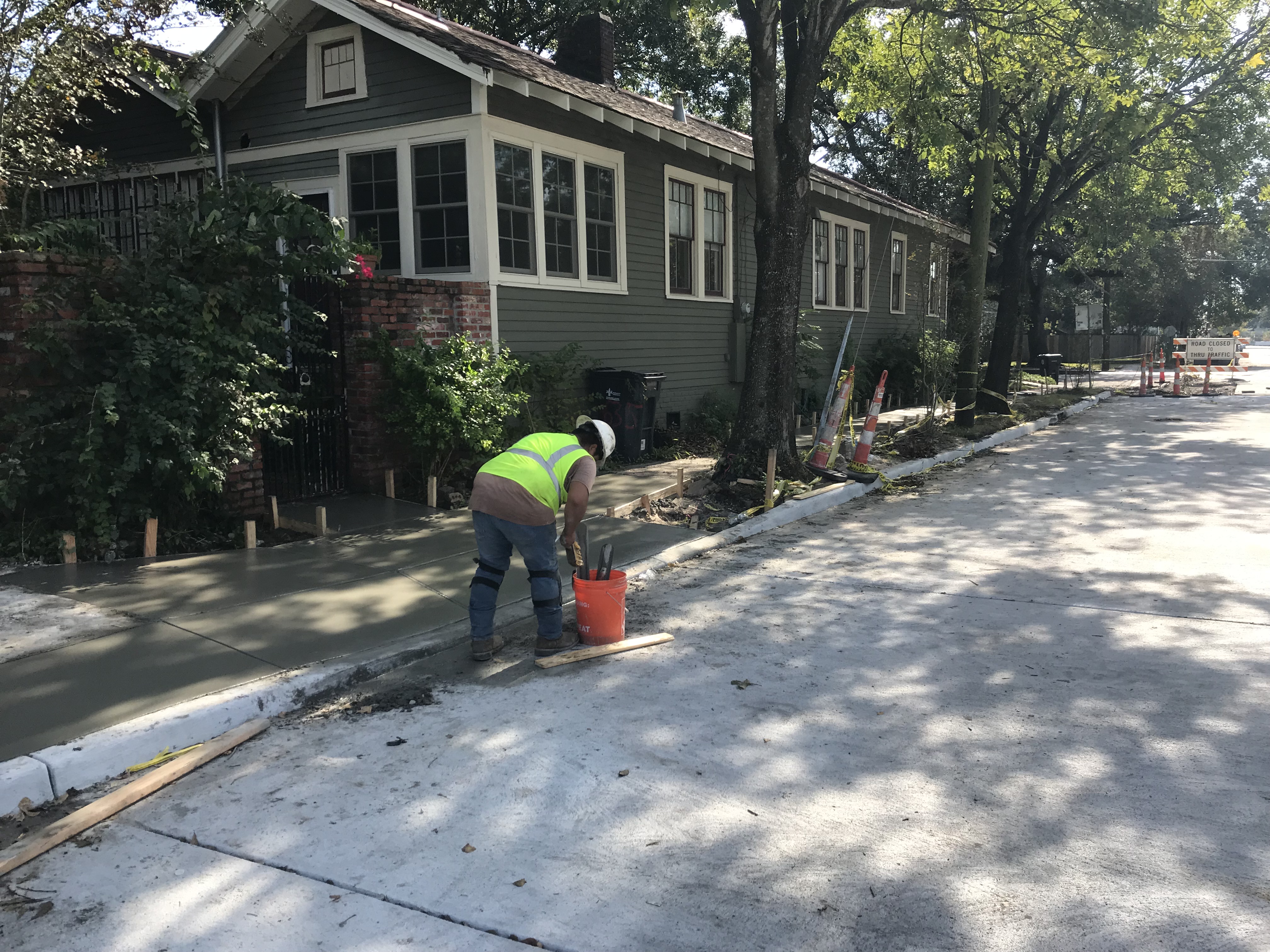 CONSTRUCTION ON MID CITY GROUP A PROJECT PROGRESSES