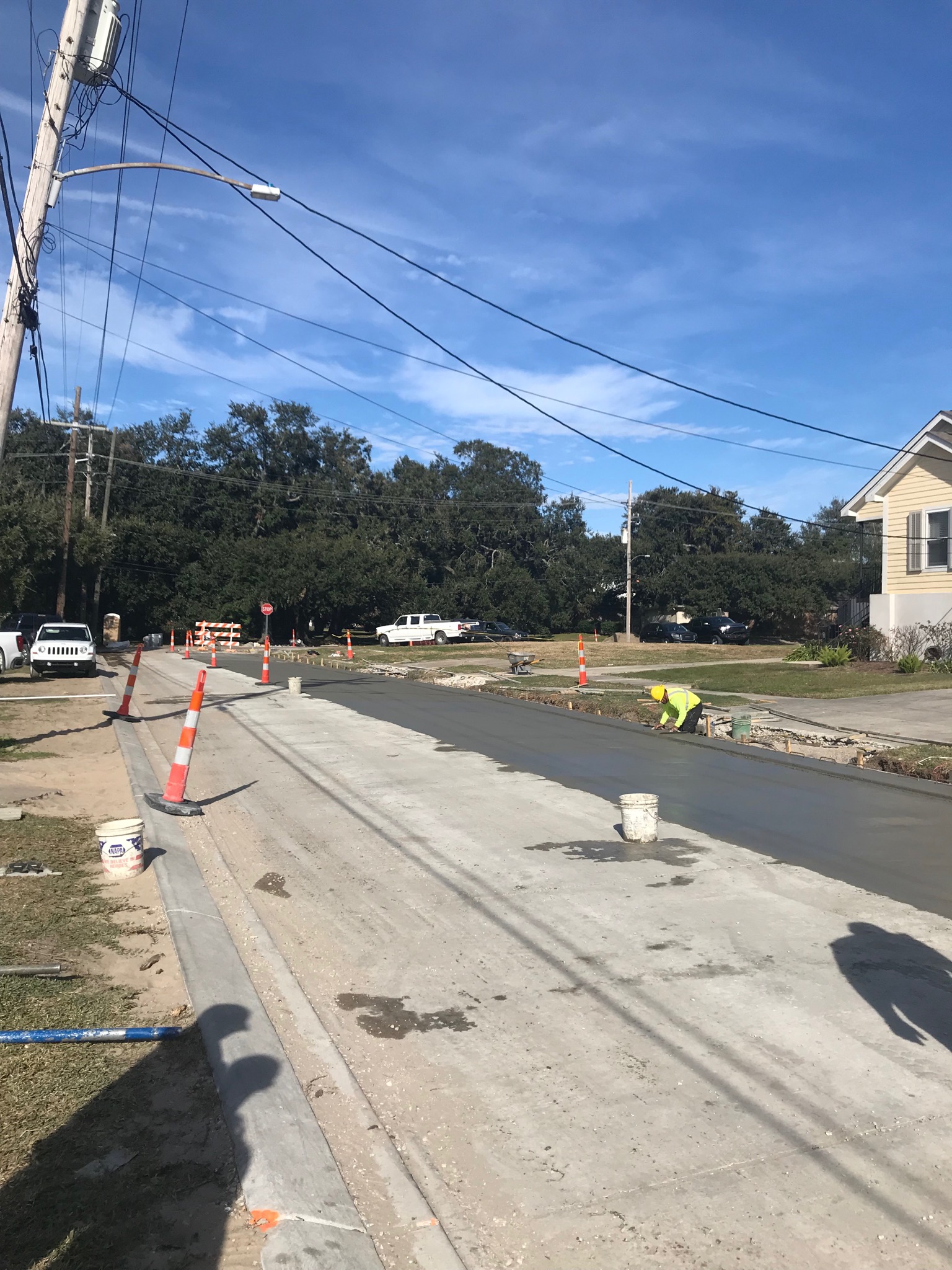 CONCRETE WORK COMPLETED THROUGHOUT WEST END GROUP A PROJECT