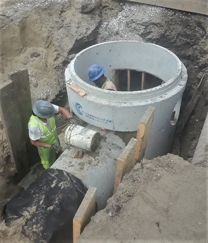 ST. CLAUDE DRAINAGE PROJECT PROGRESSES WITH WATER LINE WORK AND NEW SIDEWALKS