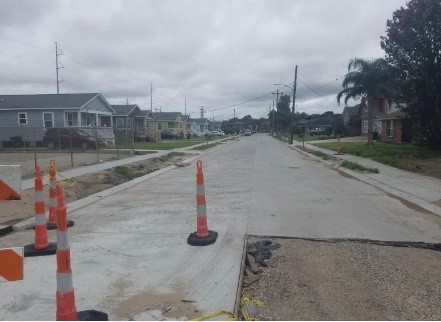 CONSTRUCTION CREWS ARE APPROACHING COMPLETION OF PINES VILLAGE GROUP B PROJECT