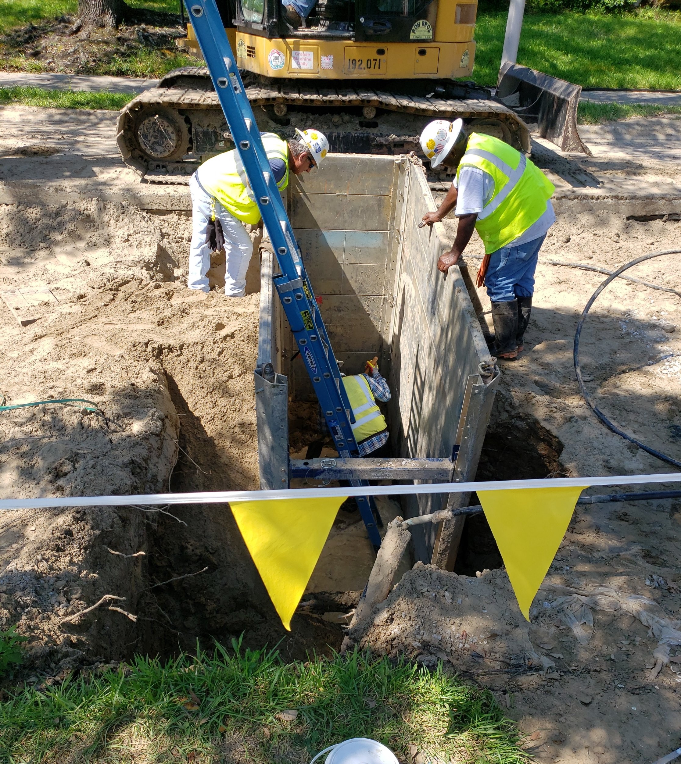 WORK BEGINS ON THE LAKE TERRACE AND OAKS GROUP D PROJECT