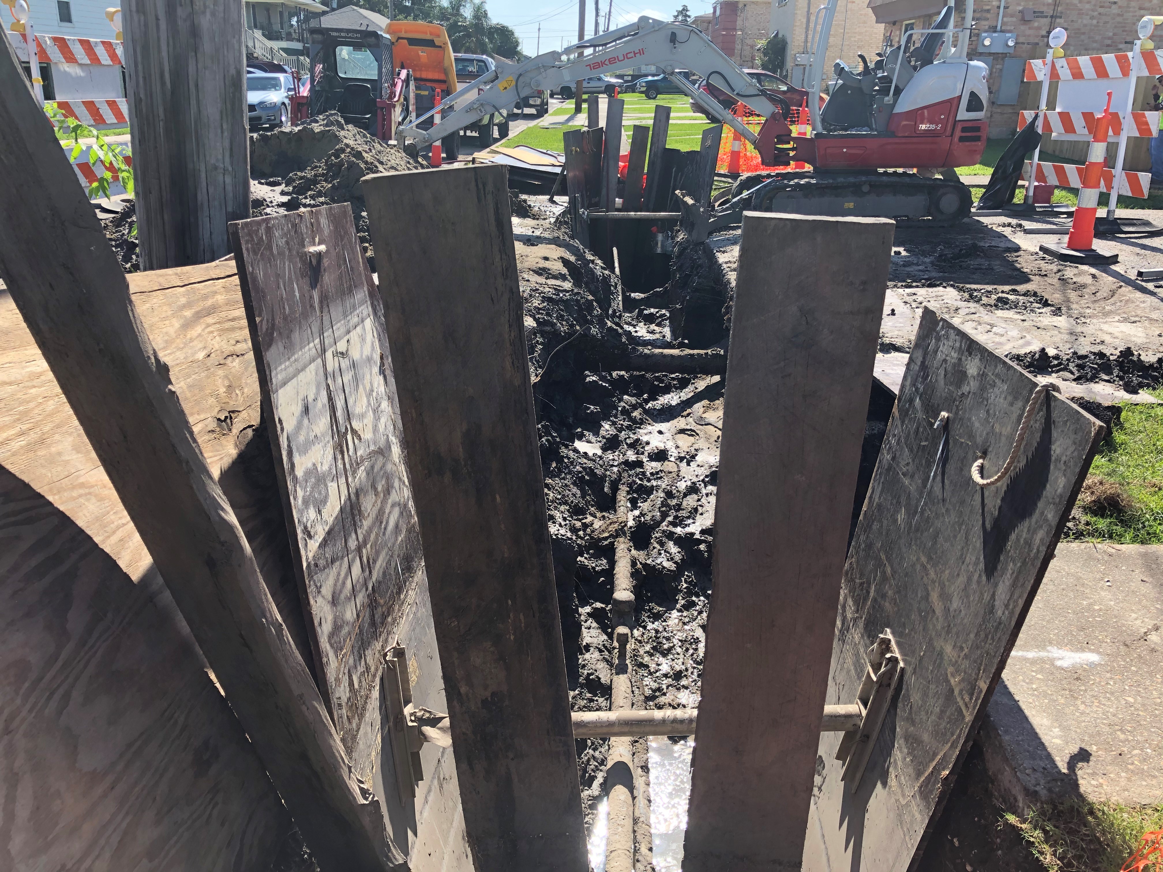 WATER LINE INSTALLATION BEGINS IN MILNEBURG GROUP A PROJECT