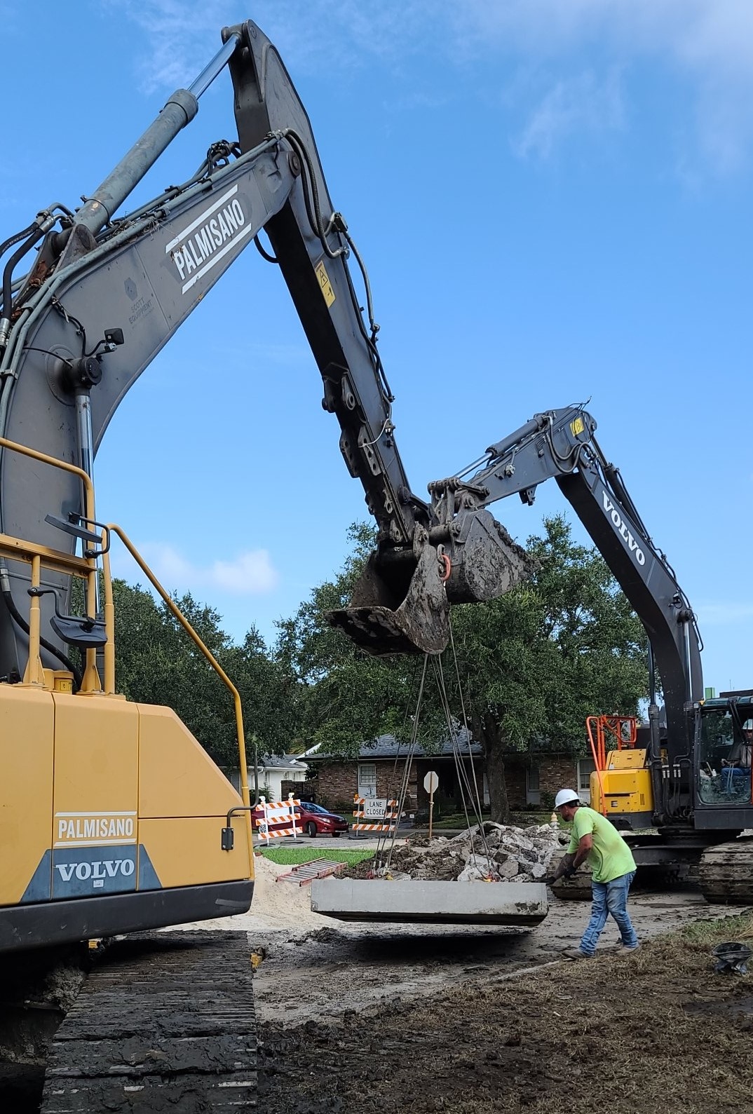 SEWER AND WATER MAINS INSTALLED ON SOUTHBOUND CANAL BOULEVARD