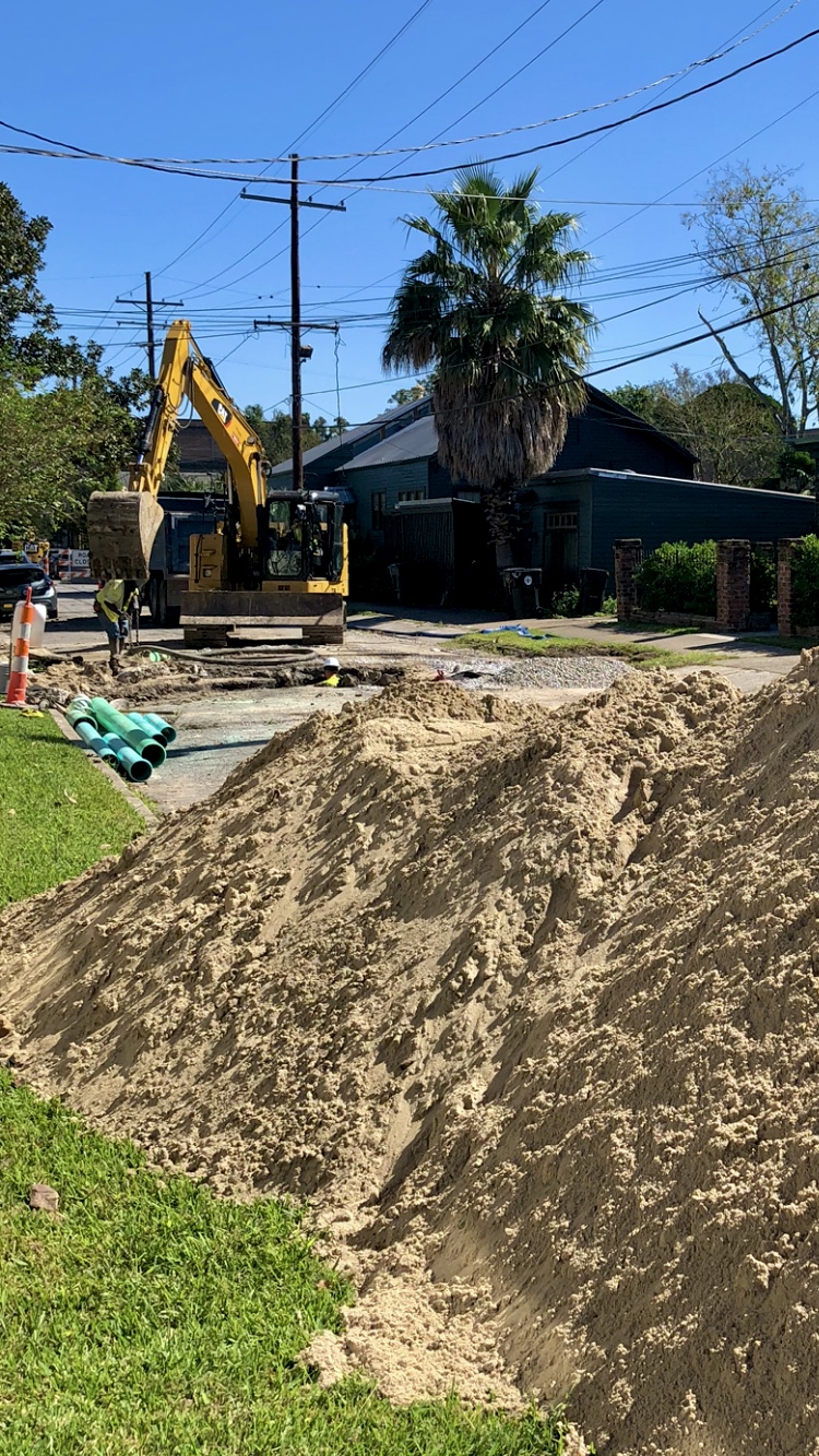BLACK PEARL/EAST CARROLLTON GROUP A MAKES PROGRESS ON SEWER REPAIR WORK