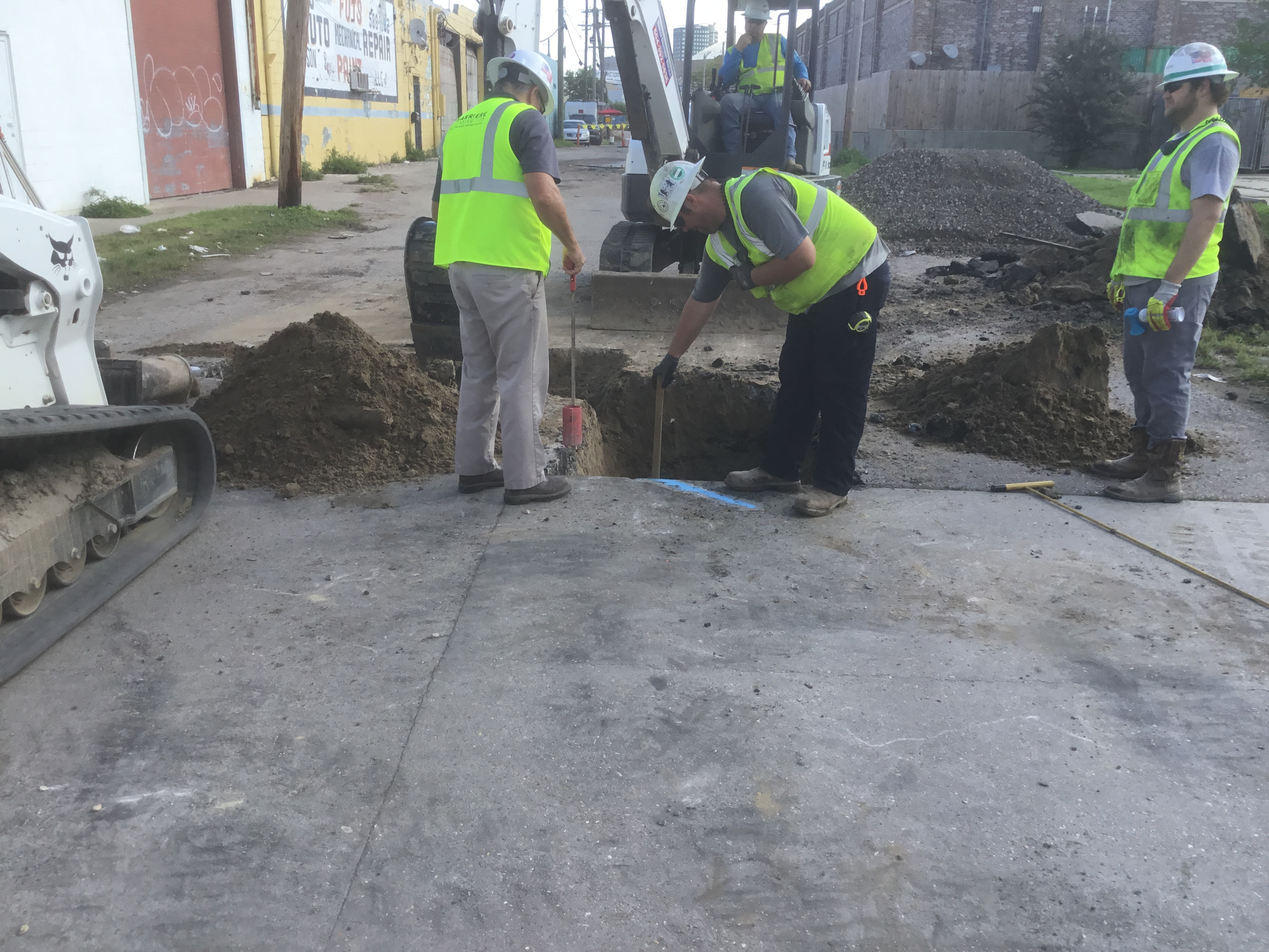 CENTRAL CITY GROUP A PROJECT BEGINS WITH EXPLORATORY EXCAVATION