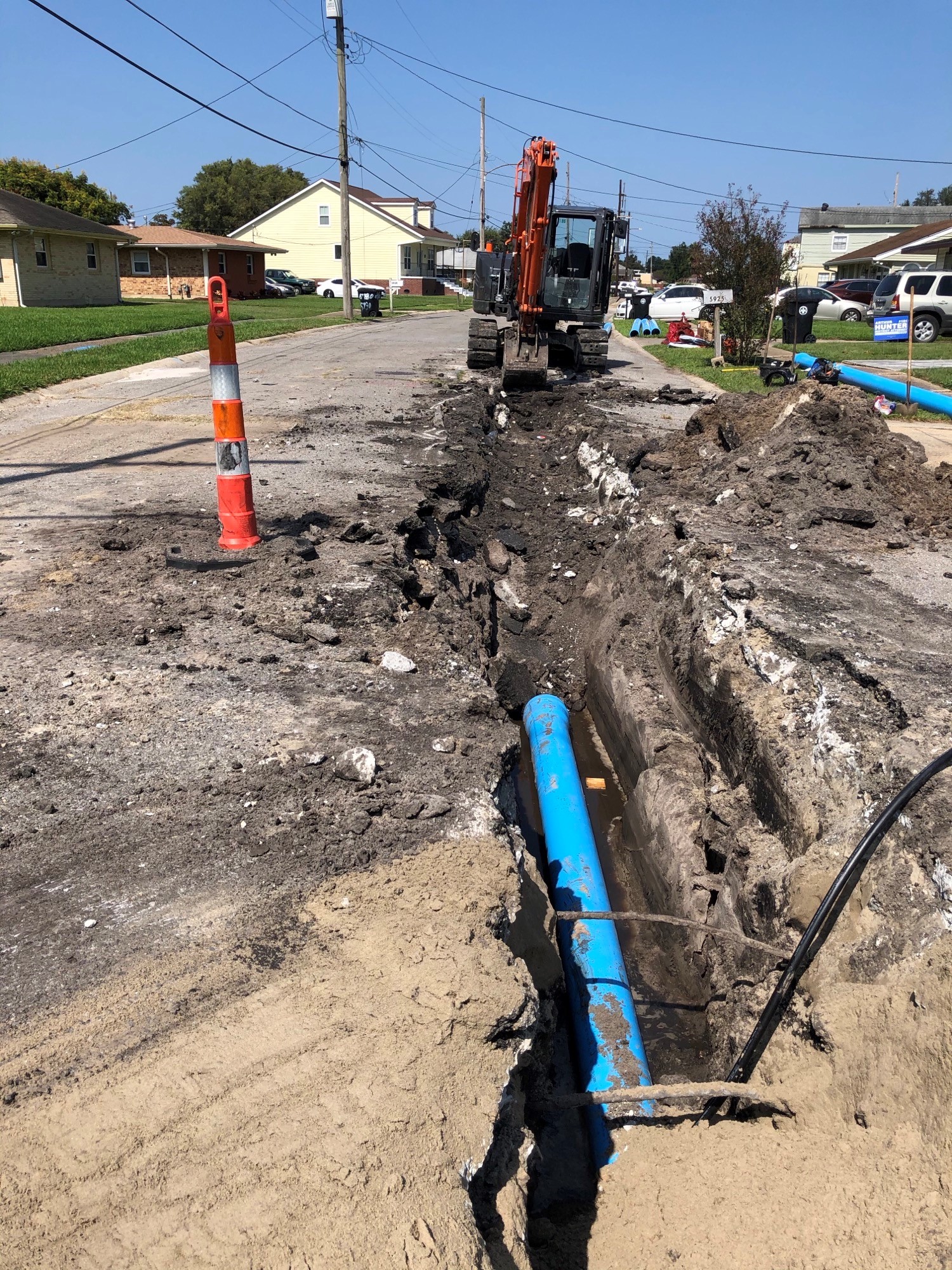 WORK BEGINS ON THE PONTCHARTRAIN PARK GROUP A PROJECT