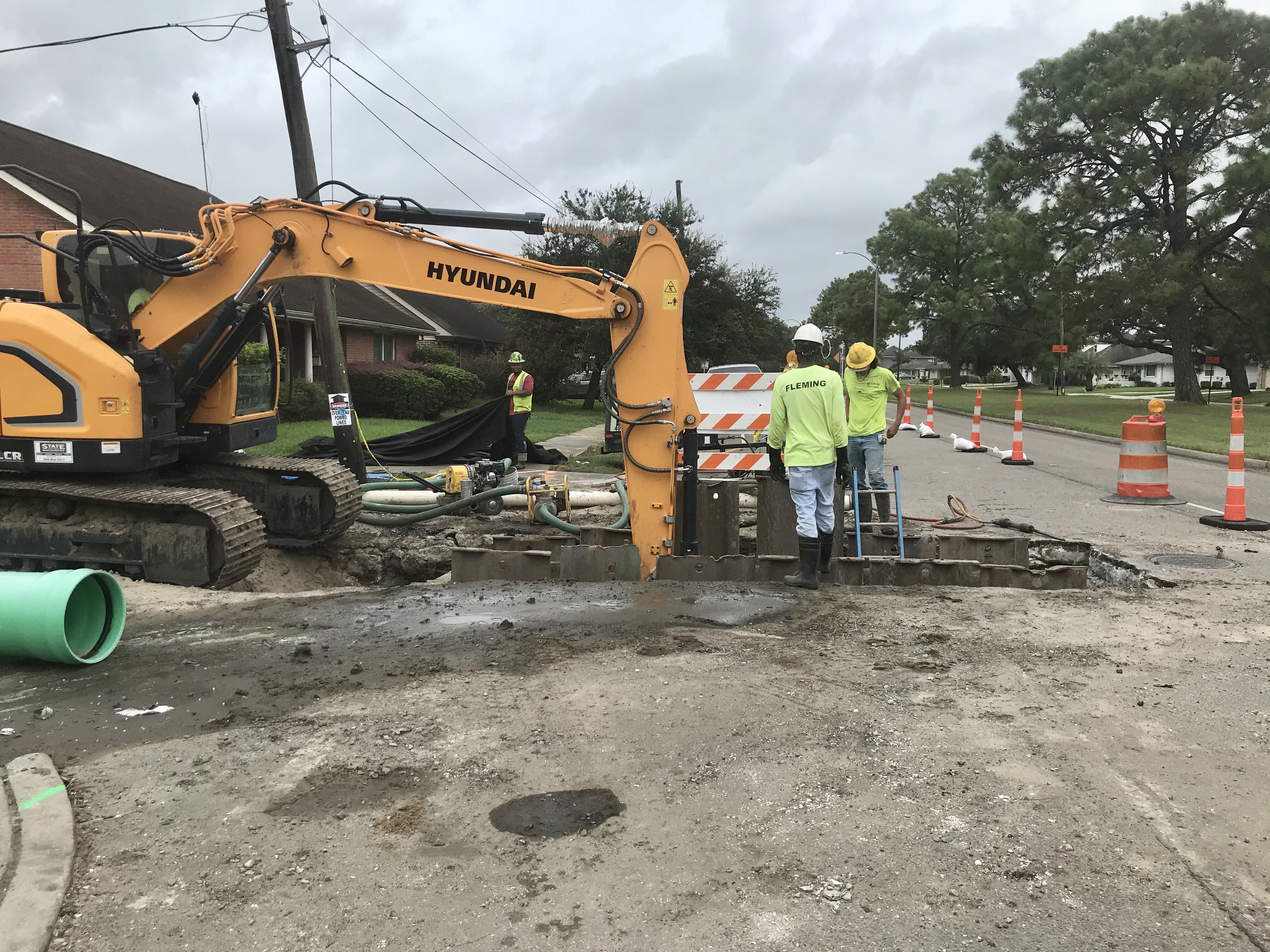 FILMORE NORTH GROUP B CONSTRUCTION CONTINUES AT PERLITA STREET