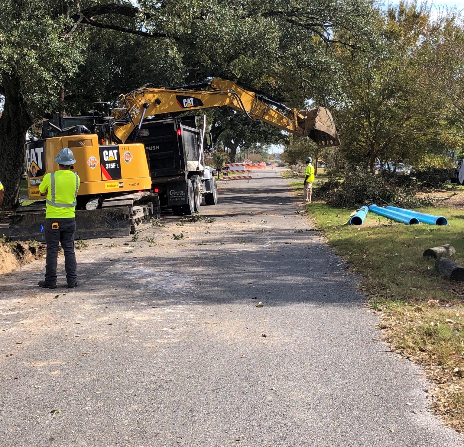 MORE PROGRESS WITH WATER LINE INSTALLATIONS IN MILNEBURG GROUP A PROJECT