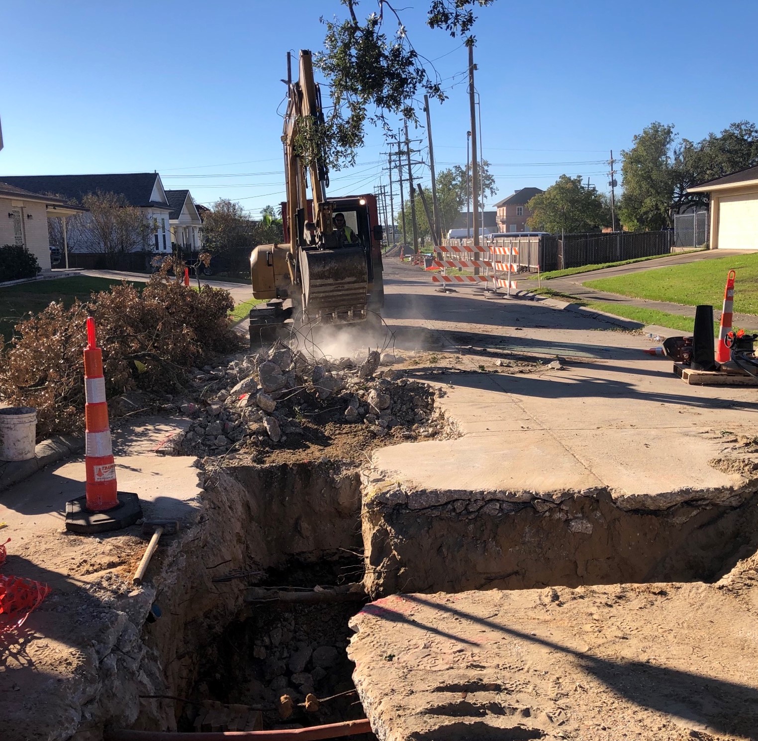 MORE PROGRESS WITH WATER LINE INSTALLATIONS IN MILNEBURG GROUP A PROJECT