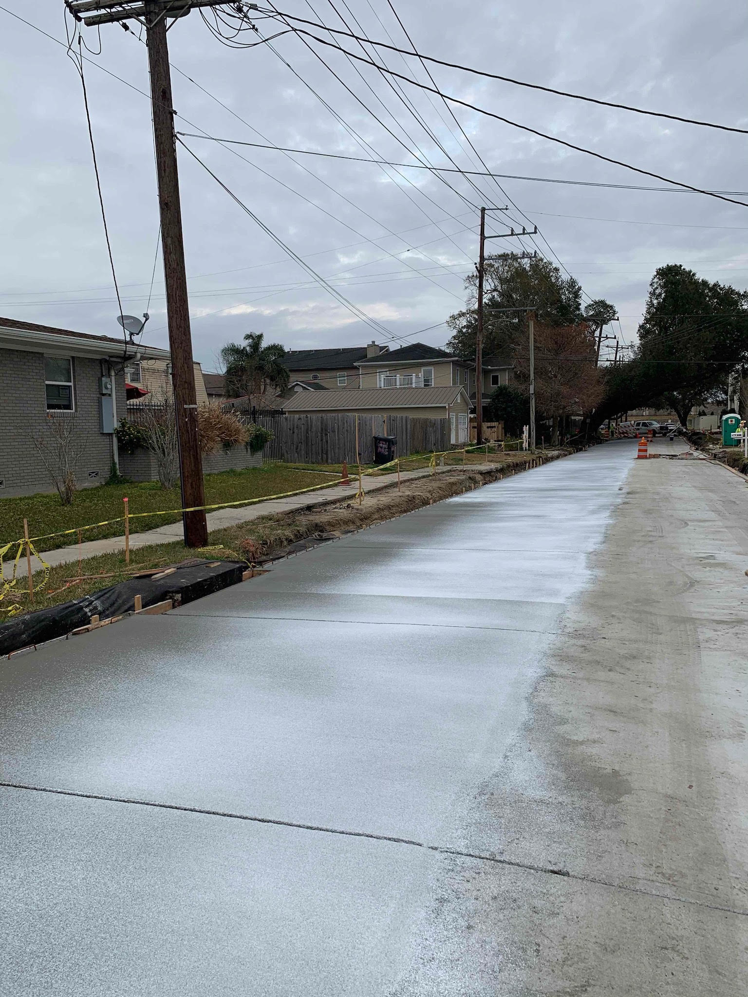 PREPARATION FOR WATER LINE WORK BEGINS ON LAKEVIEW NORTH GROUP C