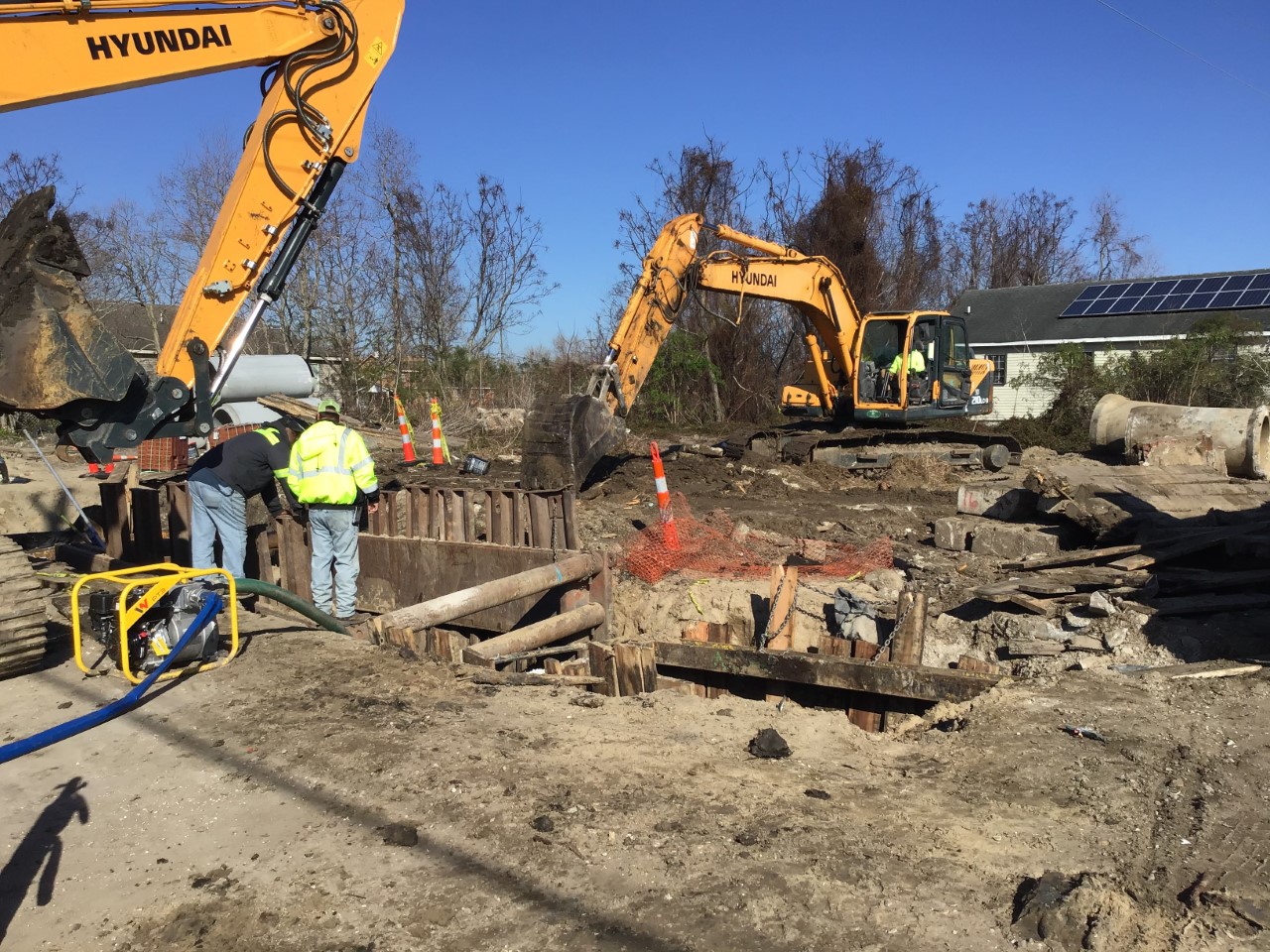 WATERLINE WORK CONTINUES TO PROGRESS ON LOWER NINTH WARD SOUTH GROUP A