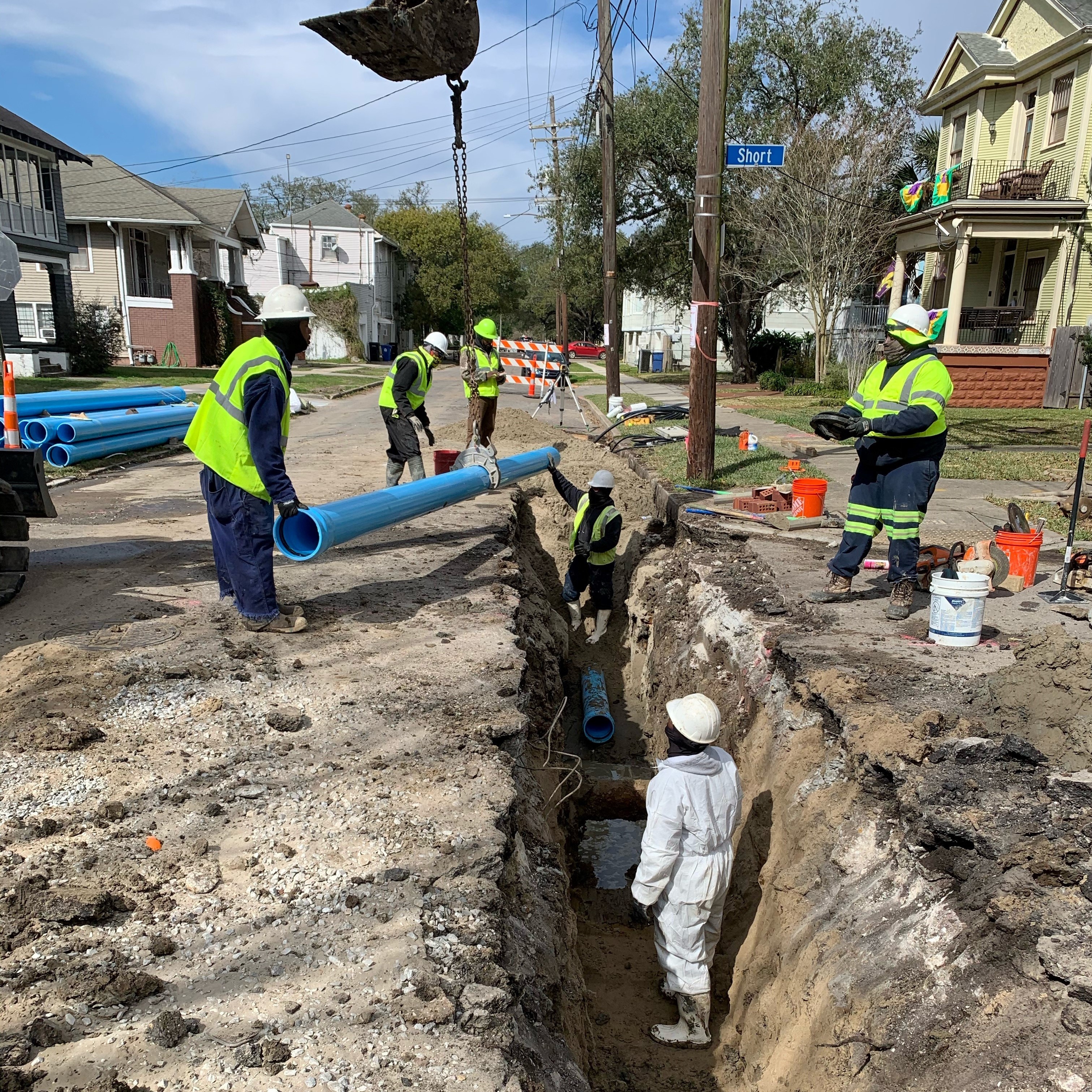 MARLYVILLE-FONTAINEBLEAU GROUP C PROJECT CONTINUES WATER AND SEWER LINE SYSTEM REPLACEMENTS